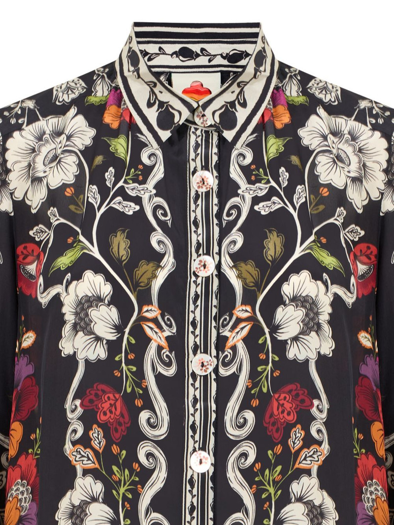 floral-print button-up shirt 7
