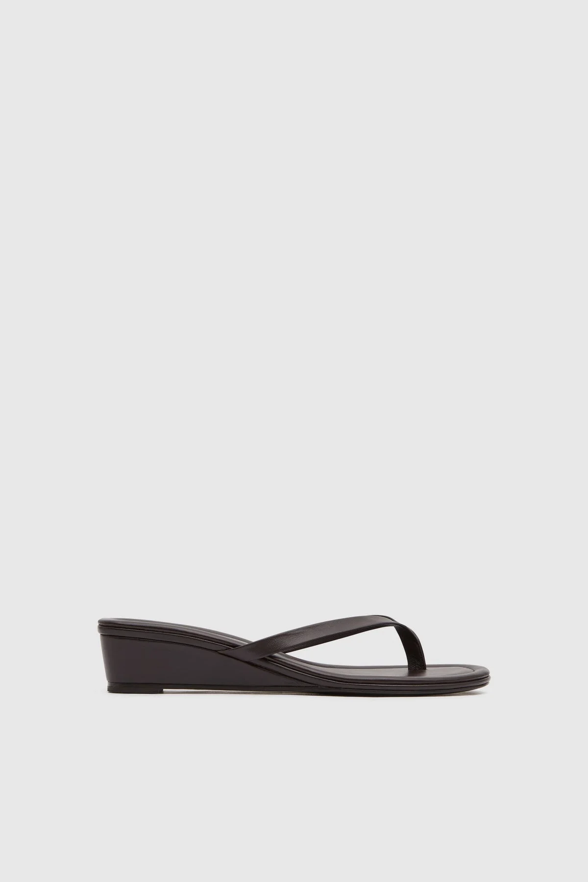 Thong Wedge - Coffee - 1