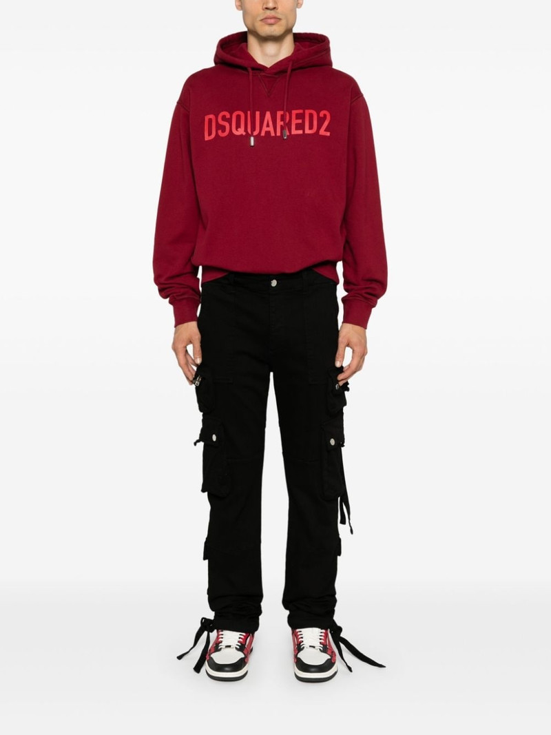DSQUARED2 Cool Fit logo-print hoodie outlook
