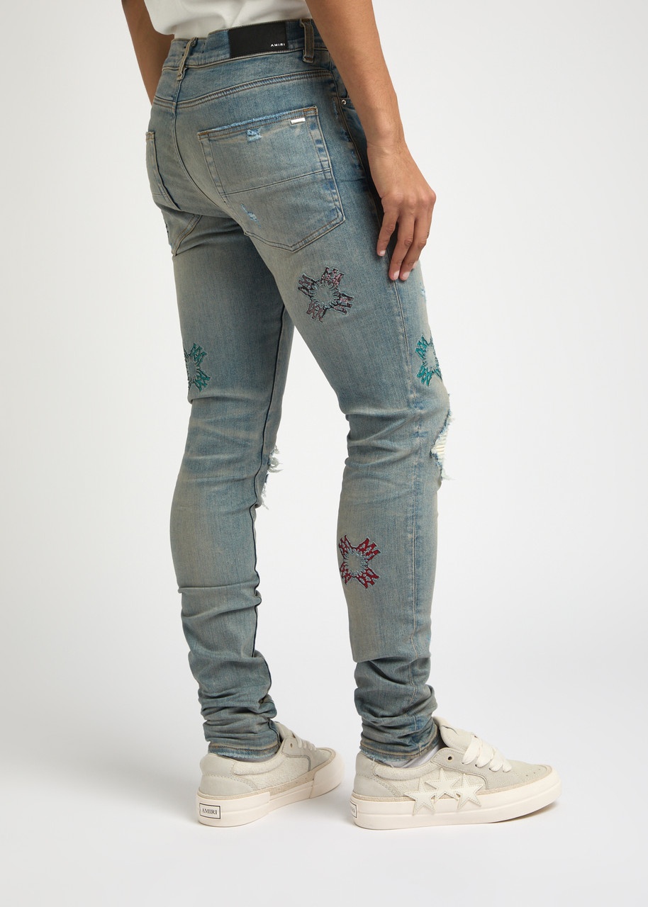 Amiri MA Quad MX1 Distressed Skinny Jeans - 3