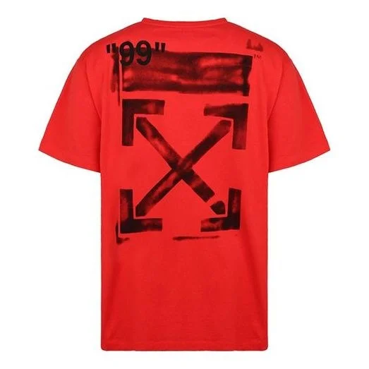 Off-White SS19 Crew Neck Street Style Plain Cotton Short Sleeves OMAA038R191850152010 - 1