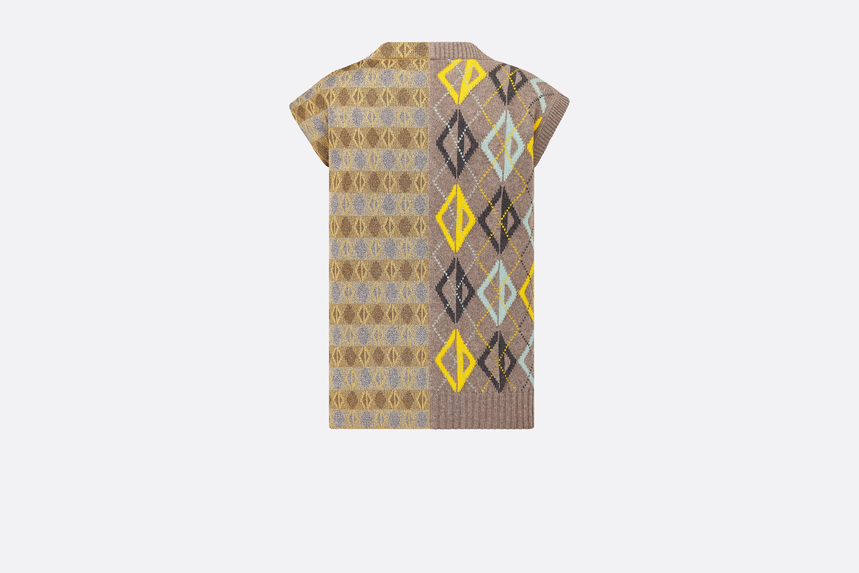 CD Diamond Sleeveless Sweater - 2