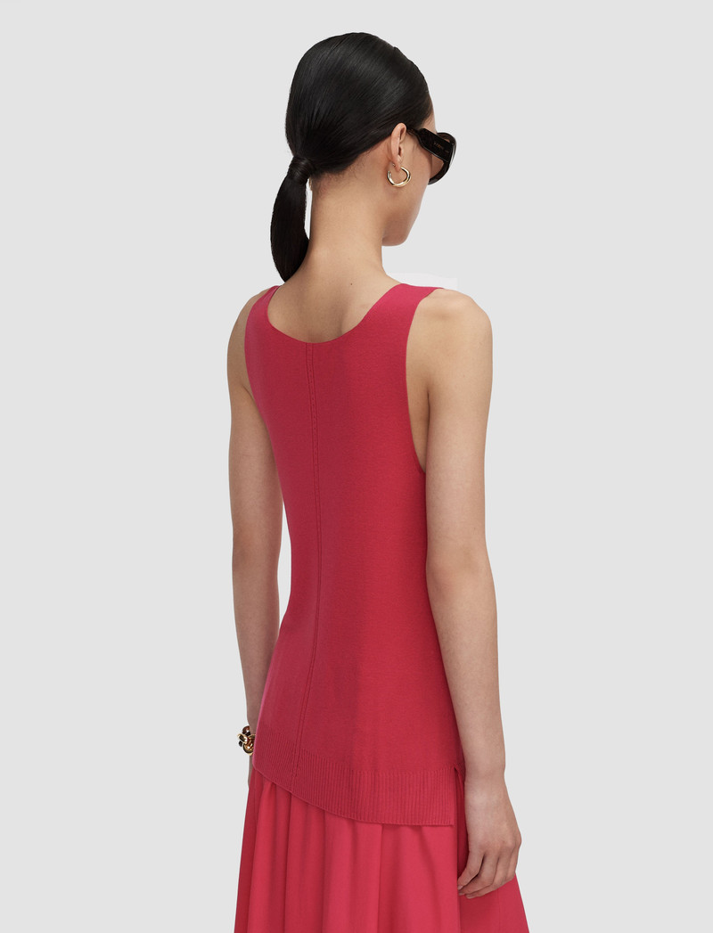 JOSEPH Tell Silk Knit Vest Top outlook
