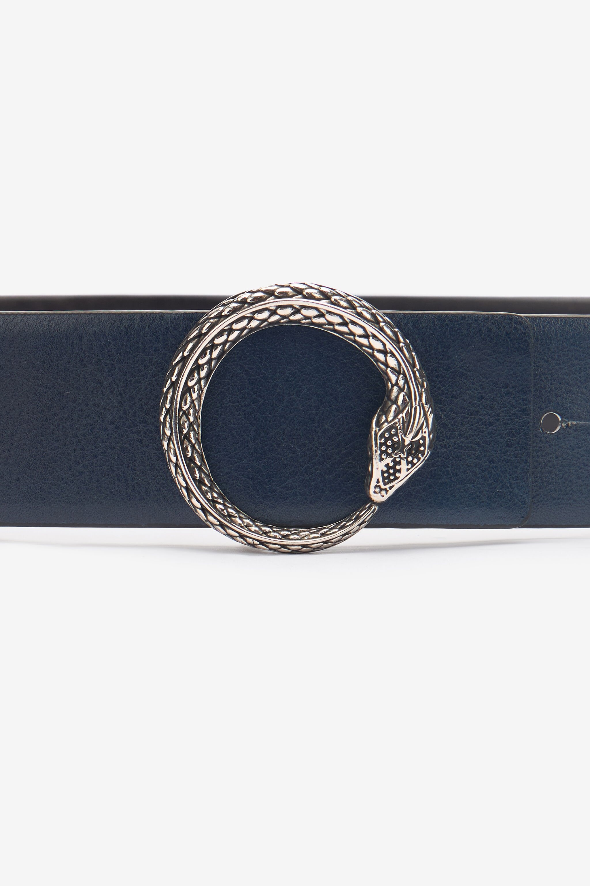 Belt With Snake Buckle - 3