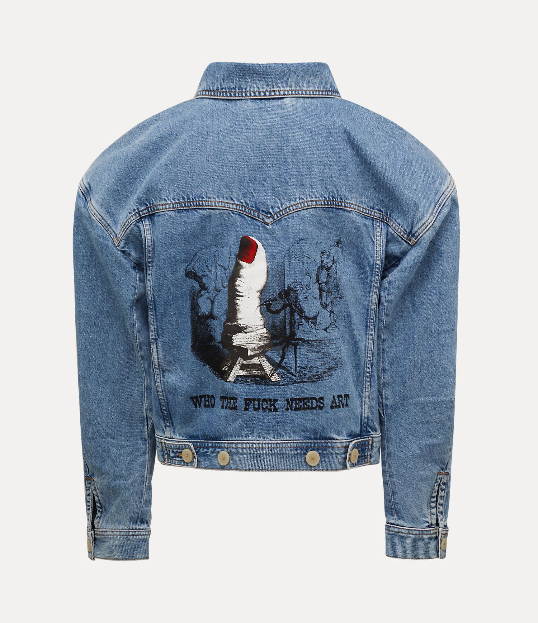 WORLD'S END DENIM BOXER JACKET - 2