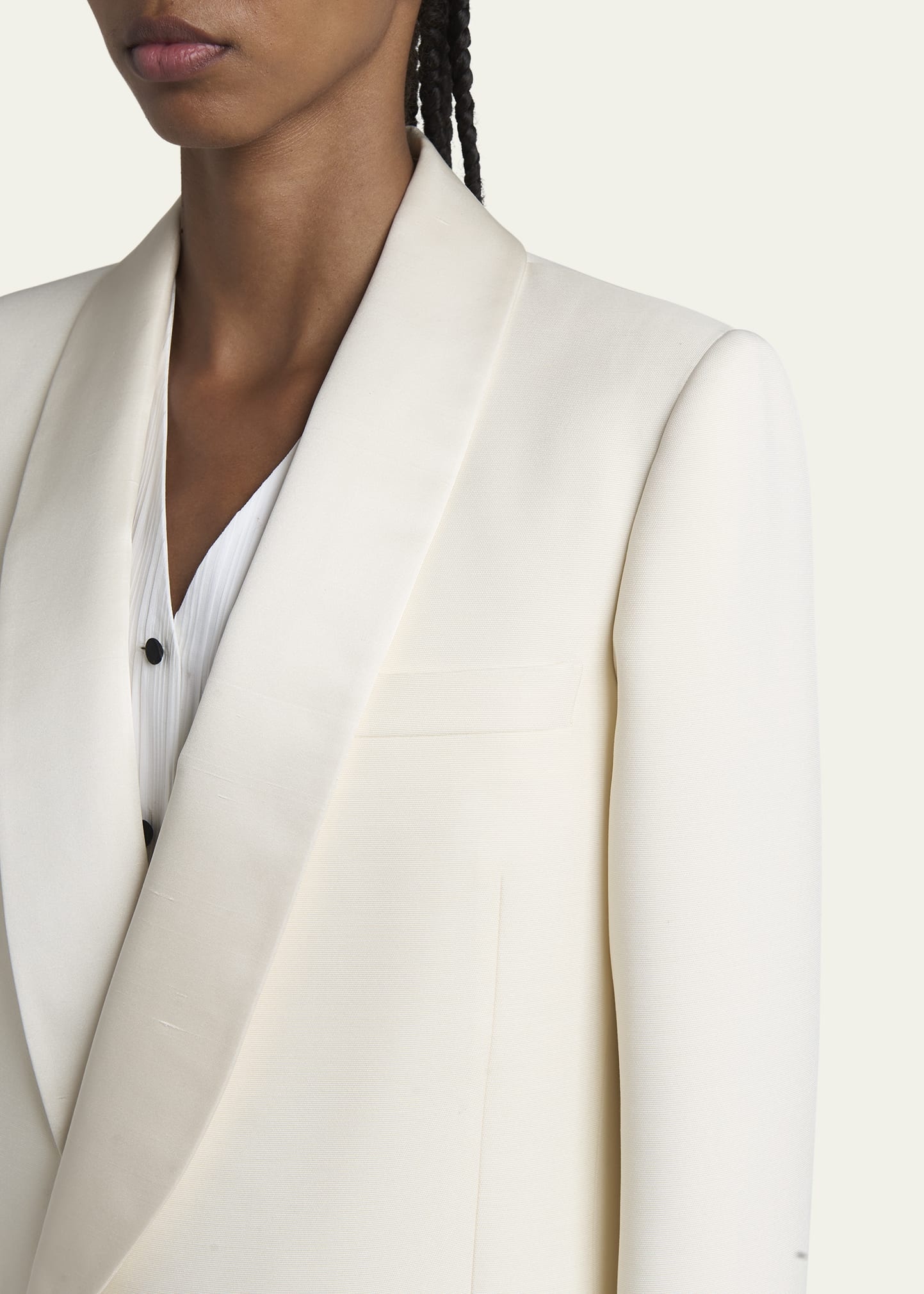 Doreen Double-Breasted Wool Jacket - 5
