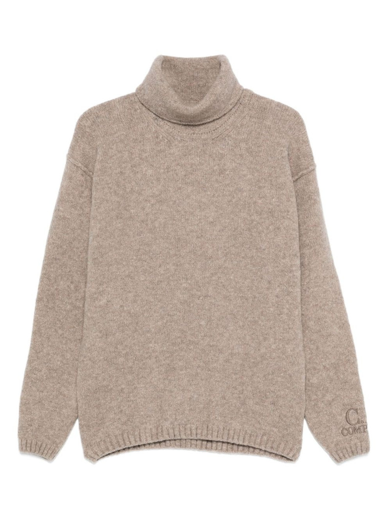 logo-embroidered jumper 1