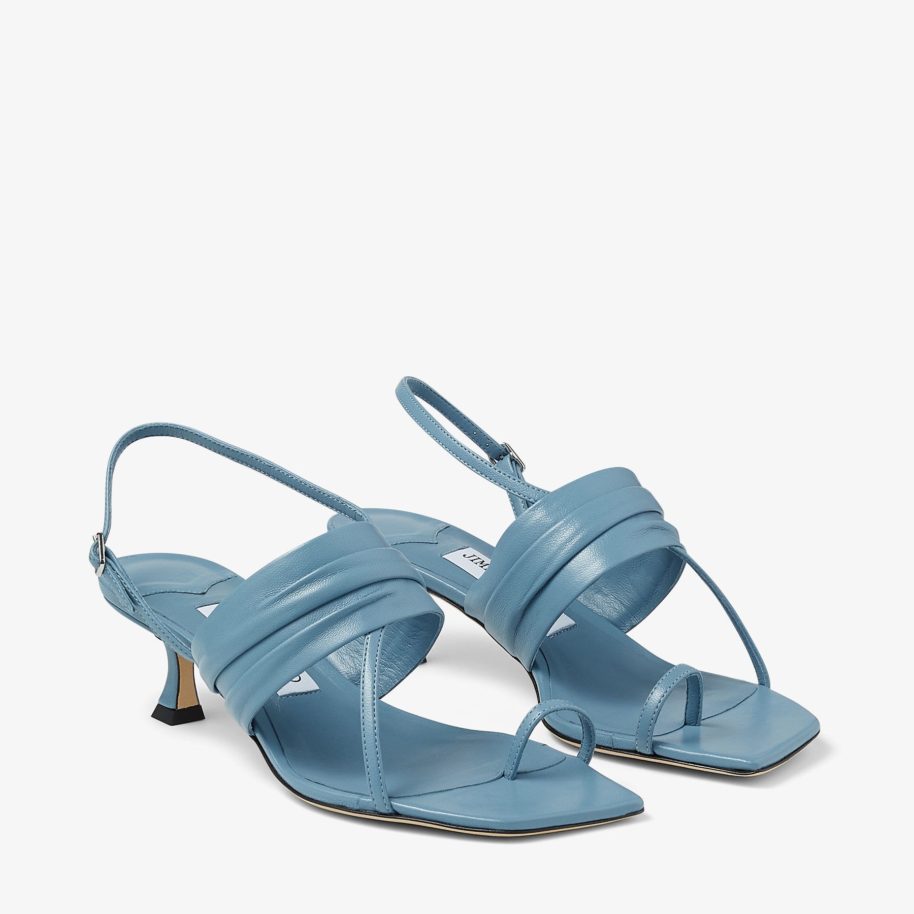 Beziers 50
Smoky Blue Nappa Leather Sandals - 3