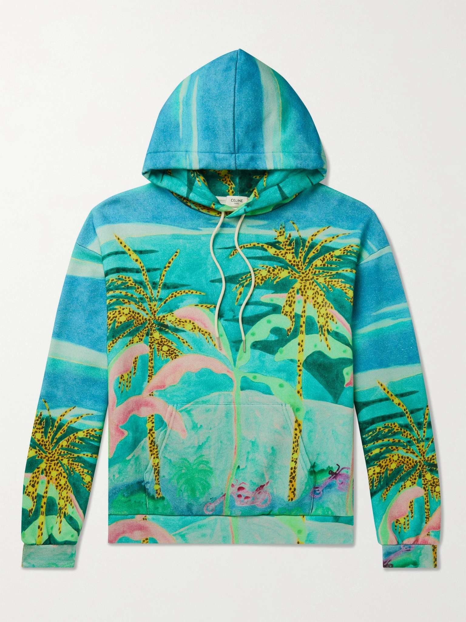 + Tyson Reeder Printed Loopback Cotton-Jersey Hoodie - 1