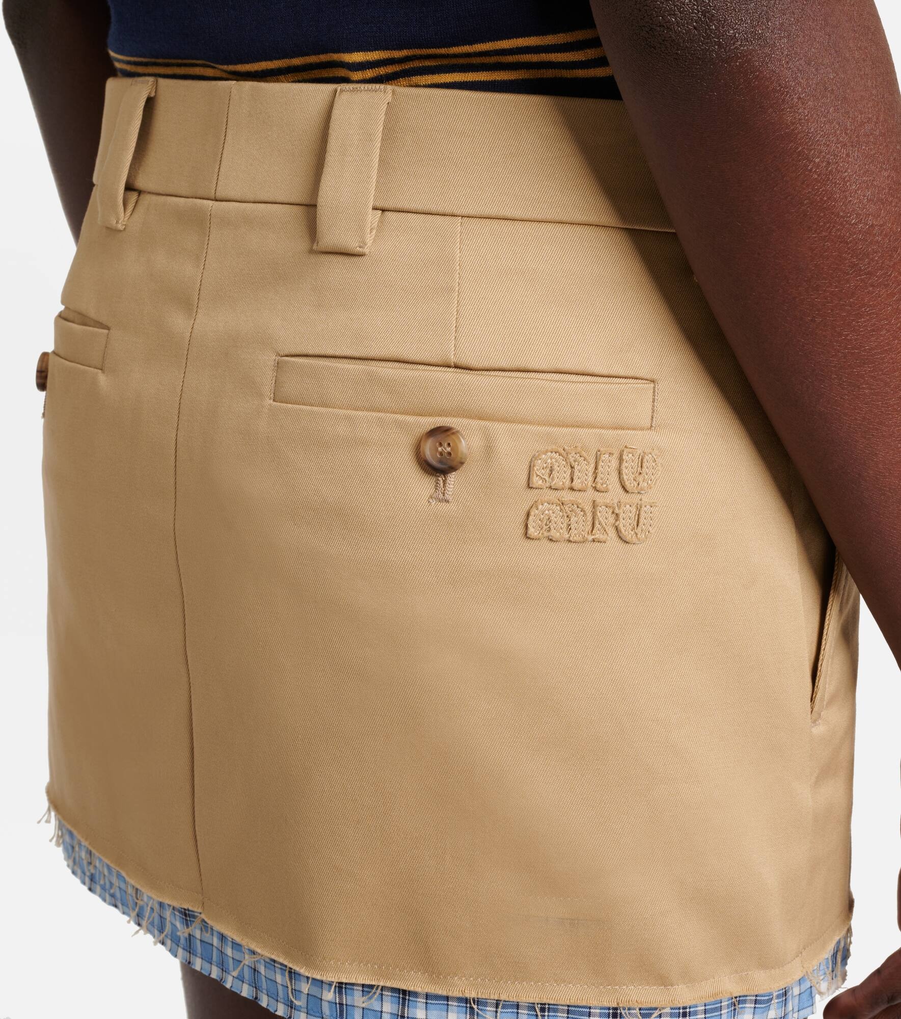 Cotton miniskirt - 5