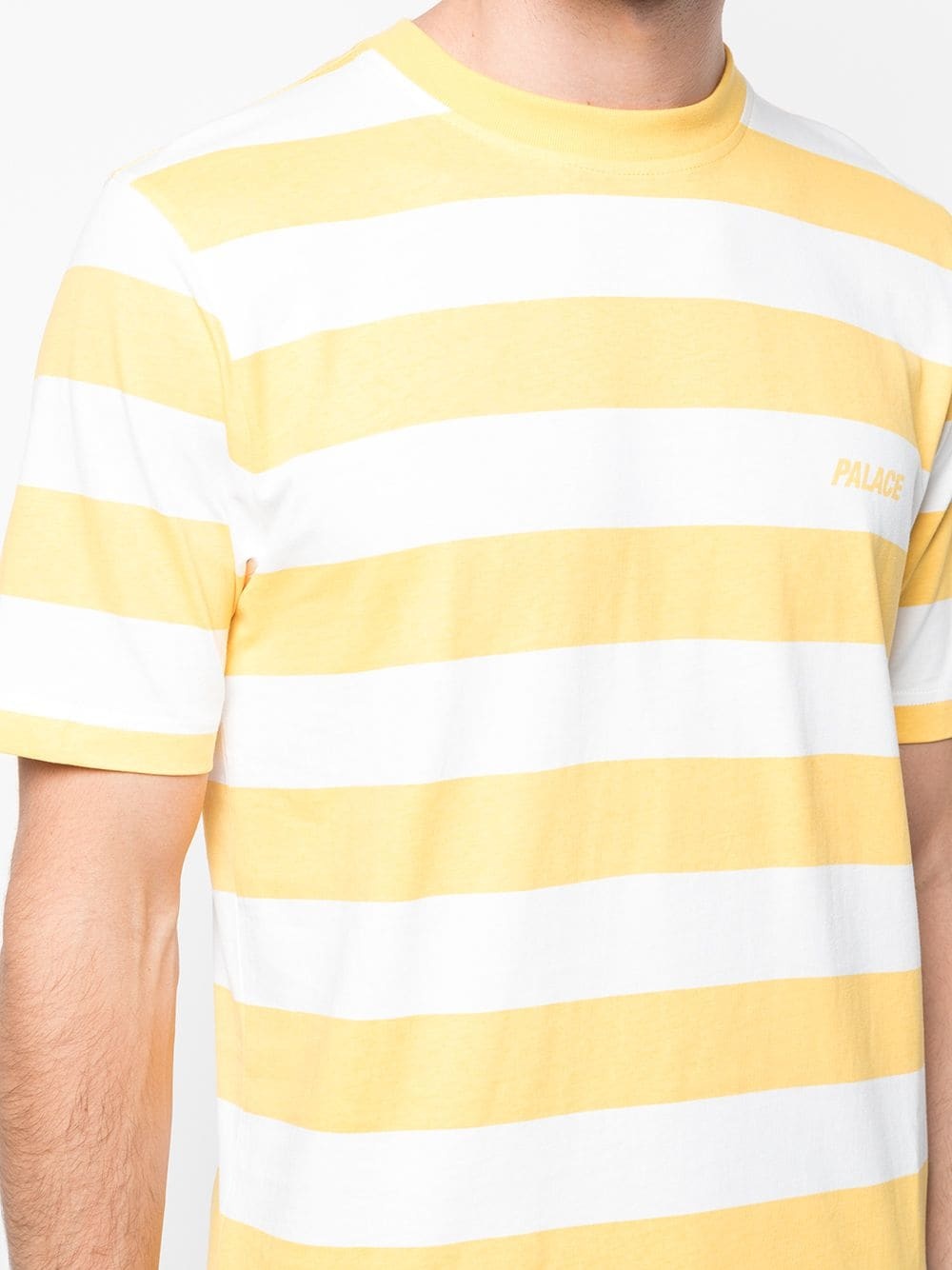 striped logo print T-shirt - 5