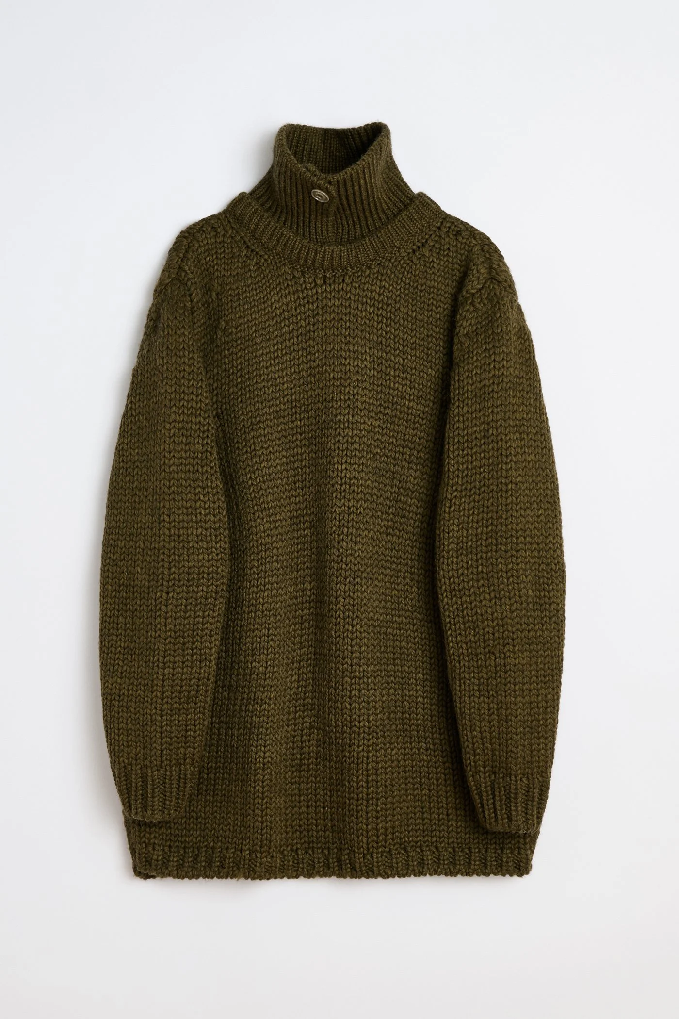 Polar Popover Olive Mega Alpaca Wool - 1