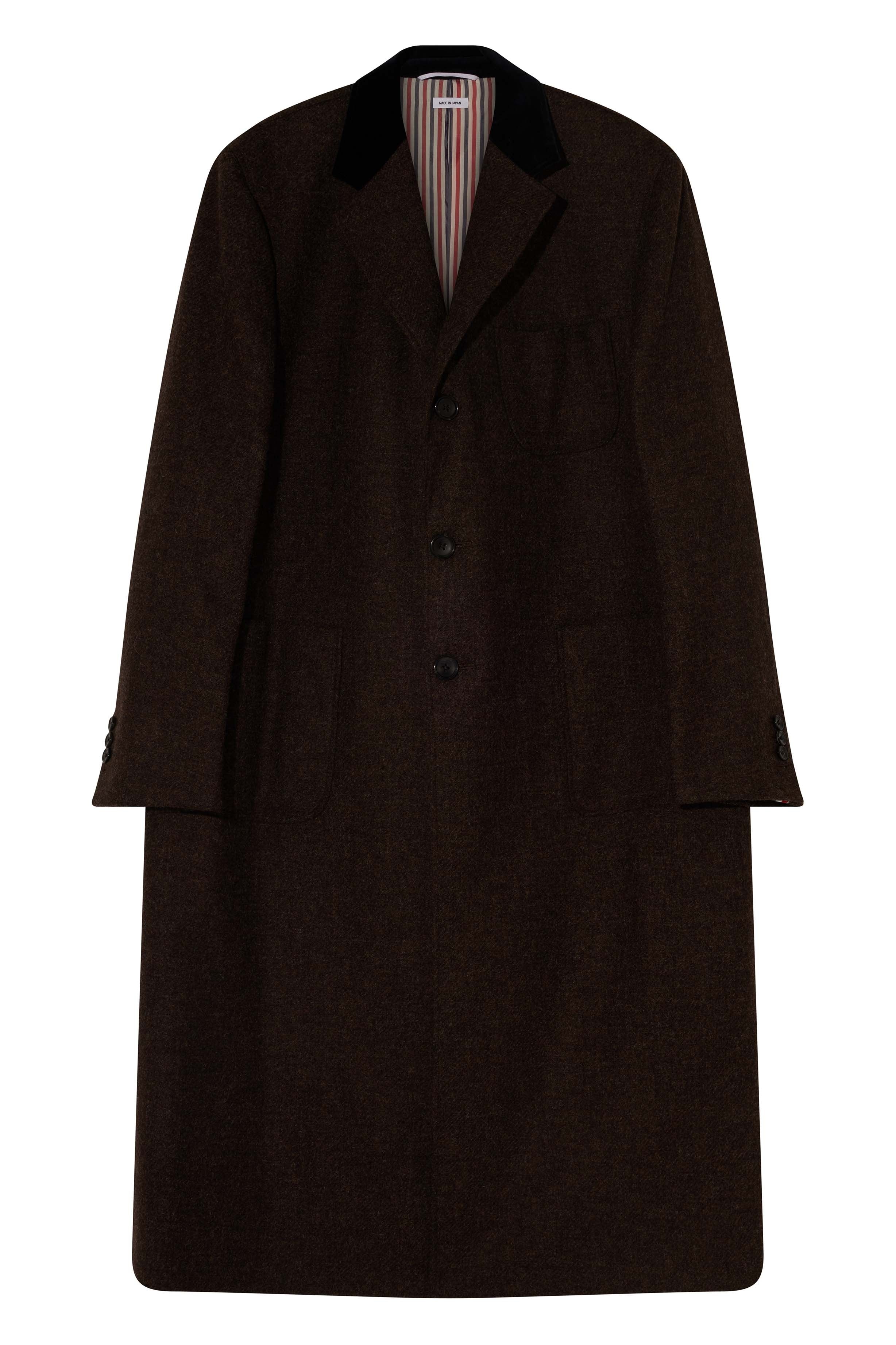 Single-Breasted Wool Coat - 5