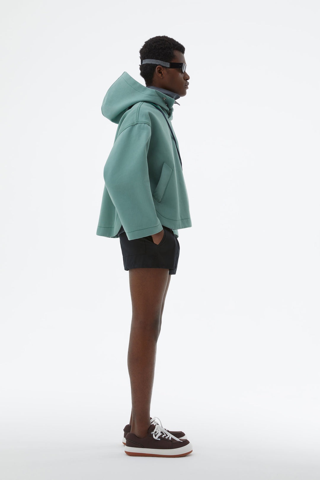 SAGE GREEN DOUBLE ANORAK JACKET - 3