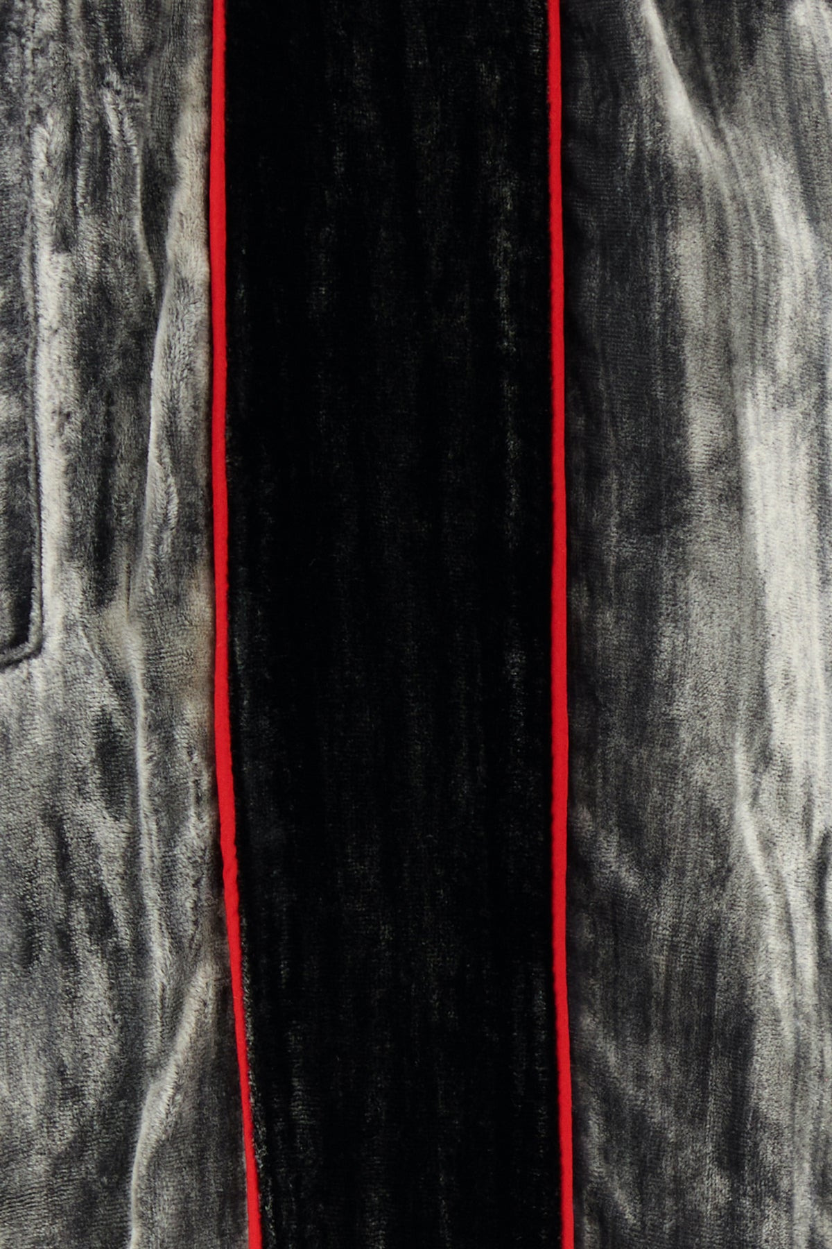 Two-tone velvet joggers - 3