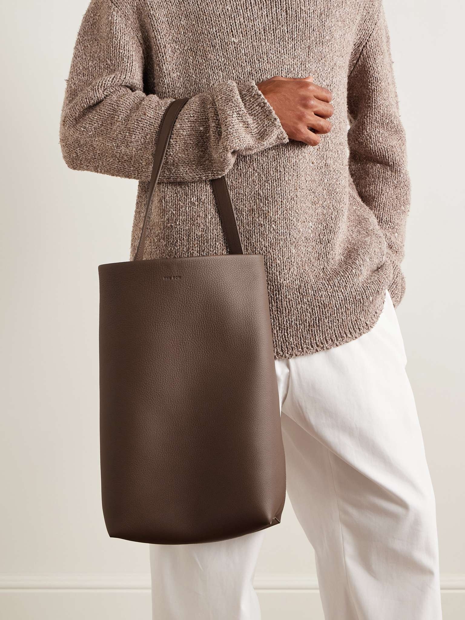 Large Full-Grain Leather Tote Bag - 2