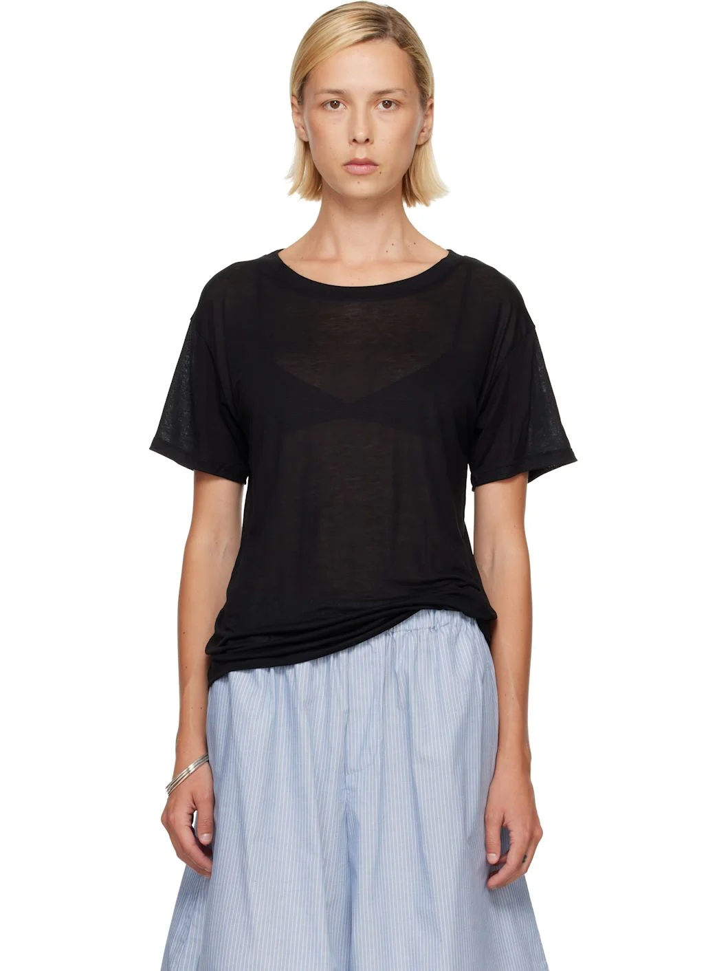 Black Loose T-shirt - 1