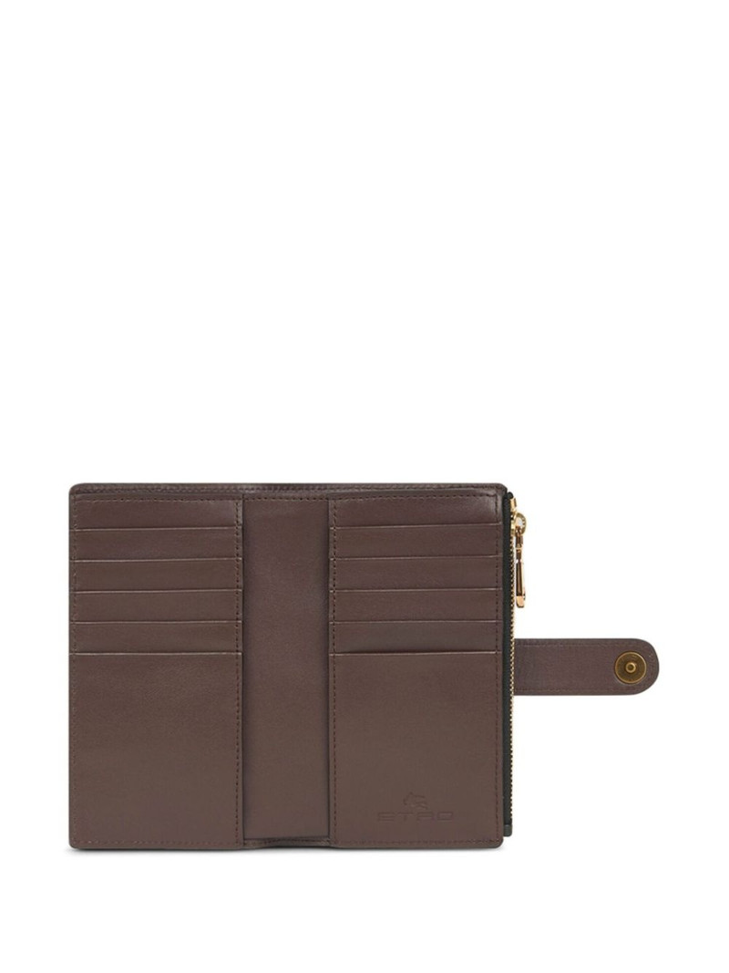 Pegaso-motif leather wallet 4