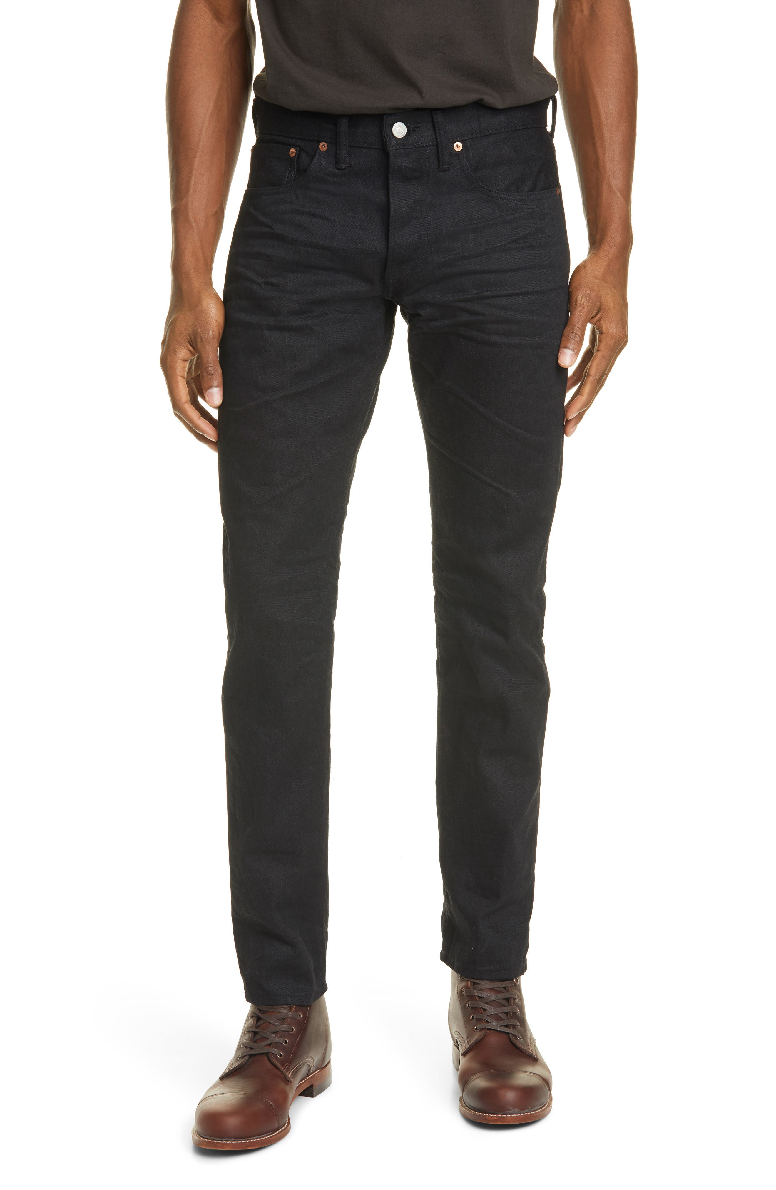 RRL Slim Fit Selvedge Jeans - 1