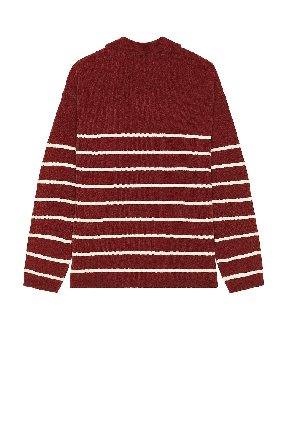 Mole Yarn Stripe Skipper Knit Polo - 2