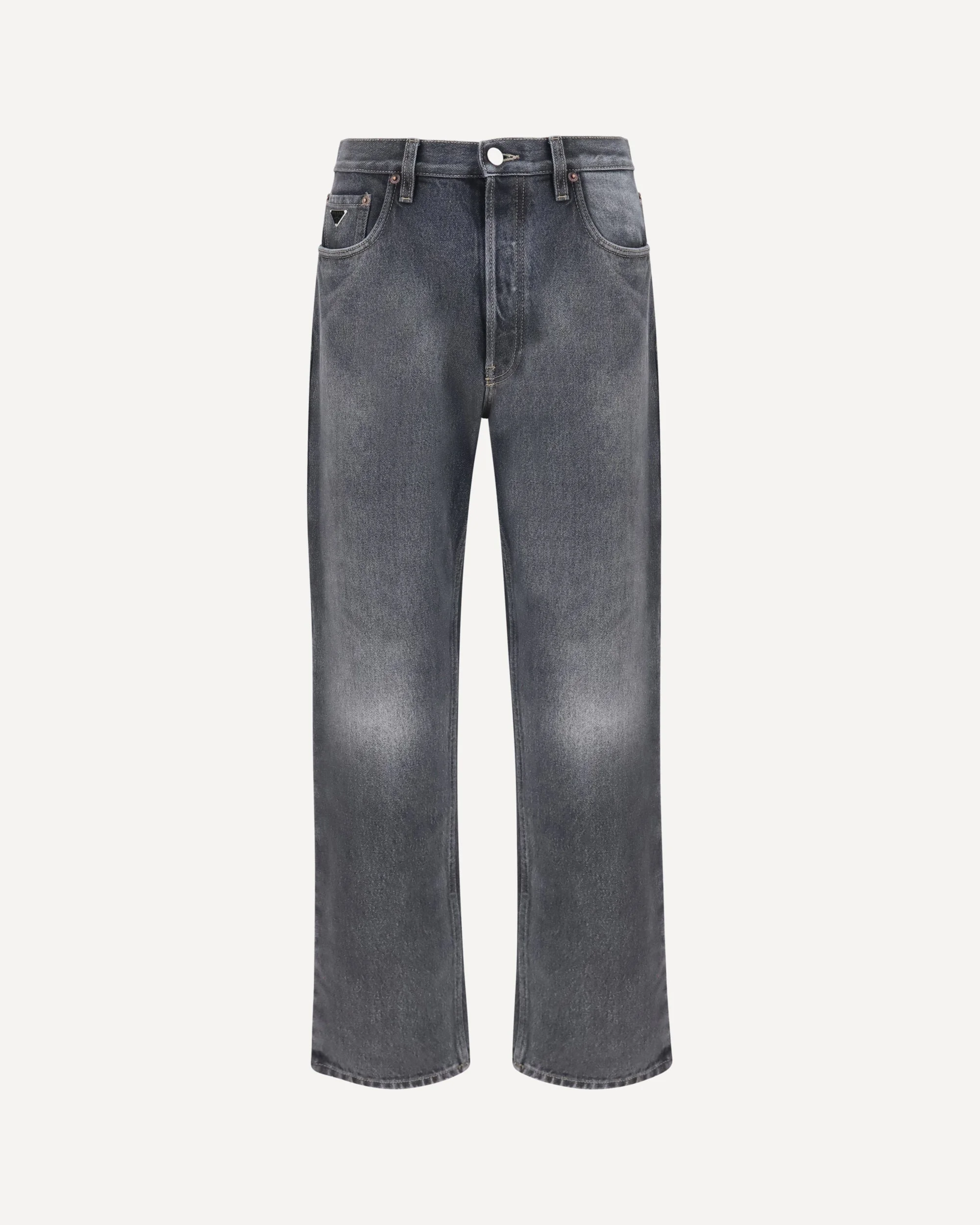 Vintage effect denim Jeans - 1