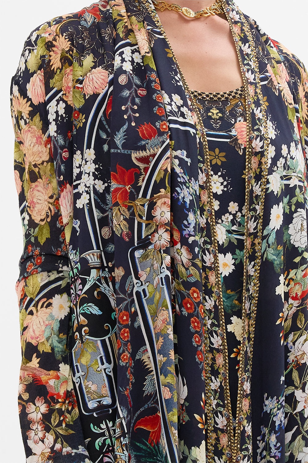LONG CASUAL JACKET WITH POCKETS - 6