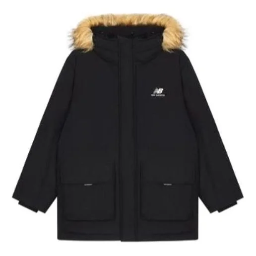 New Balance Color Block Down Jacket 'Black' AMJ23355-BK - 1