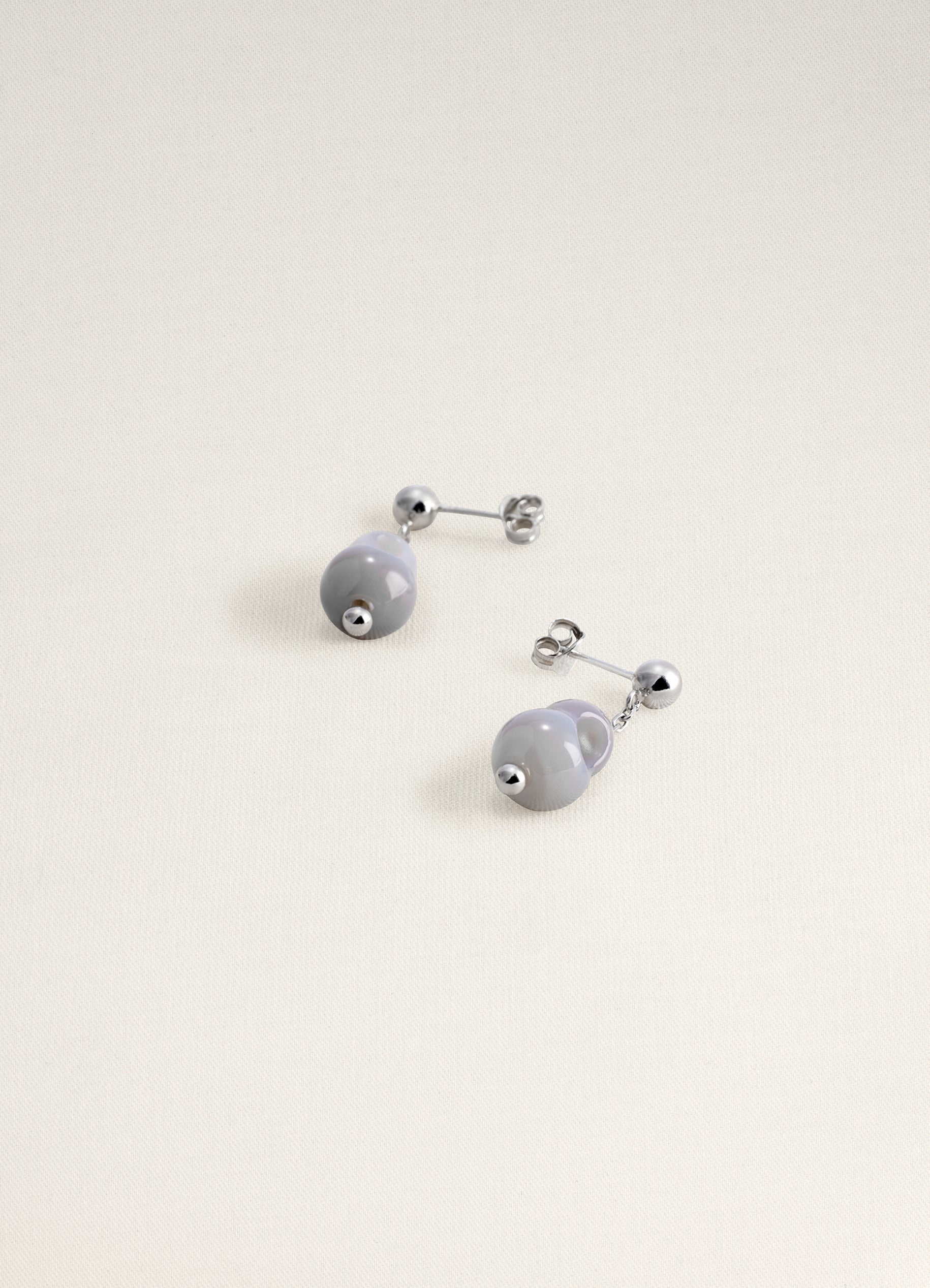 CARVED STONES EARRINGS - 2