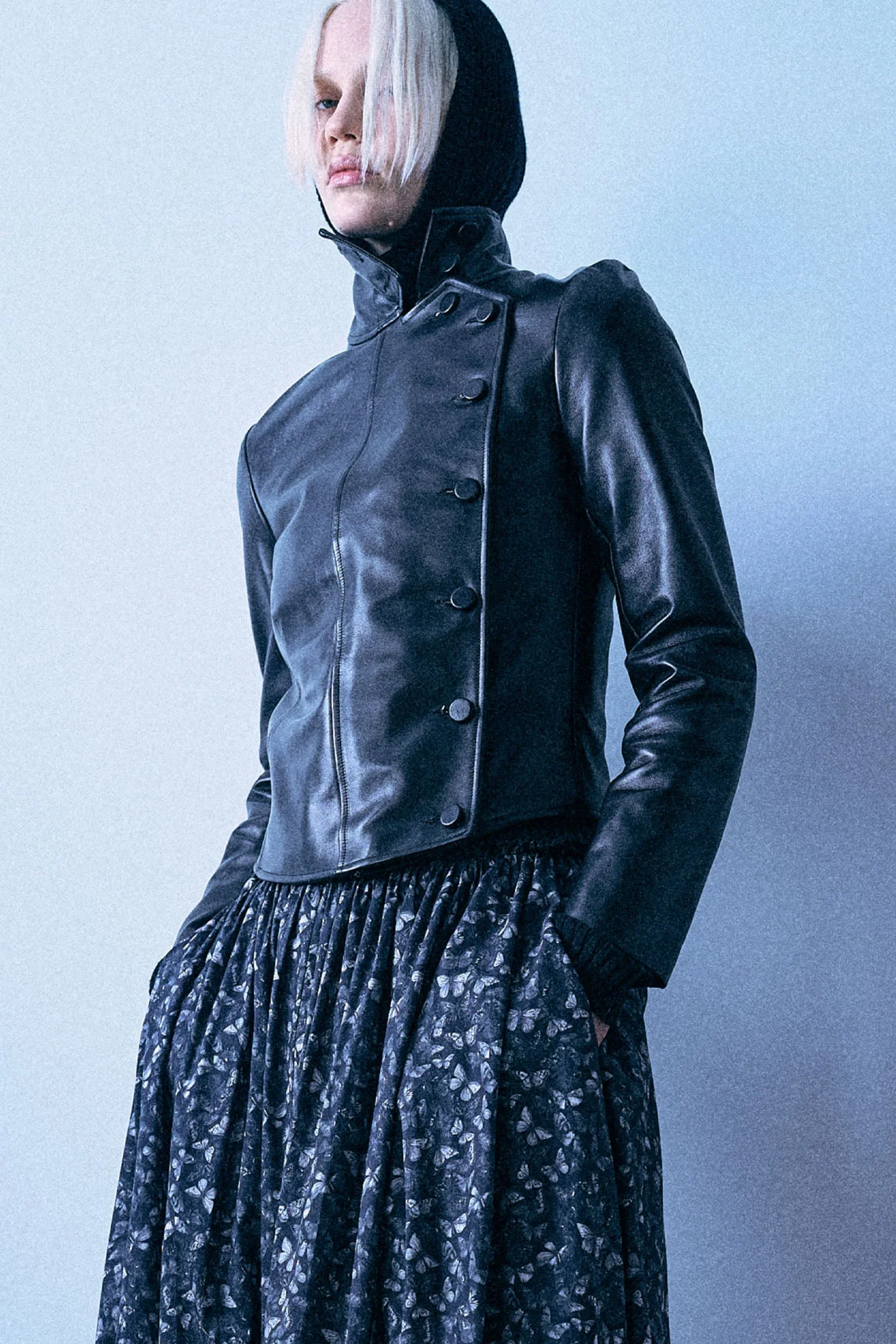Asymmetrical Front Jacket - 1
