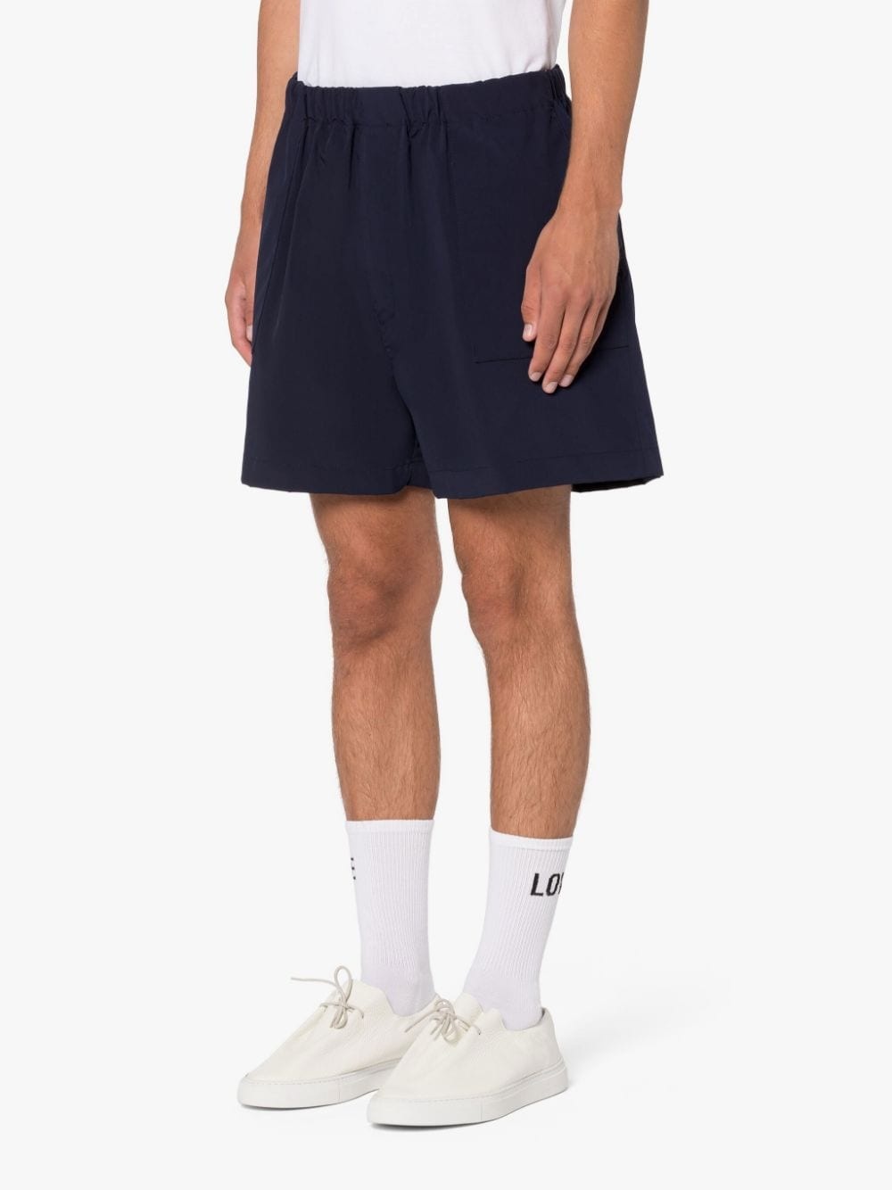 PLAIN CAPTAIN NAVY ECO DRY SHORTS - 3