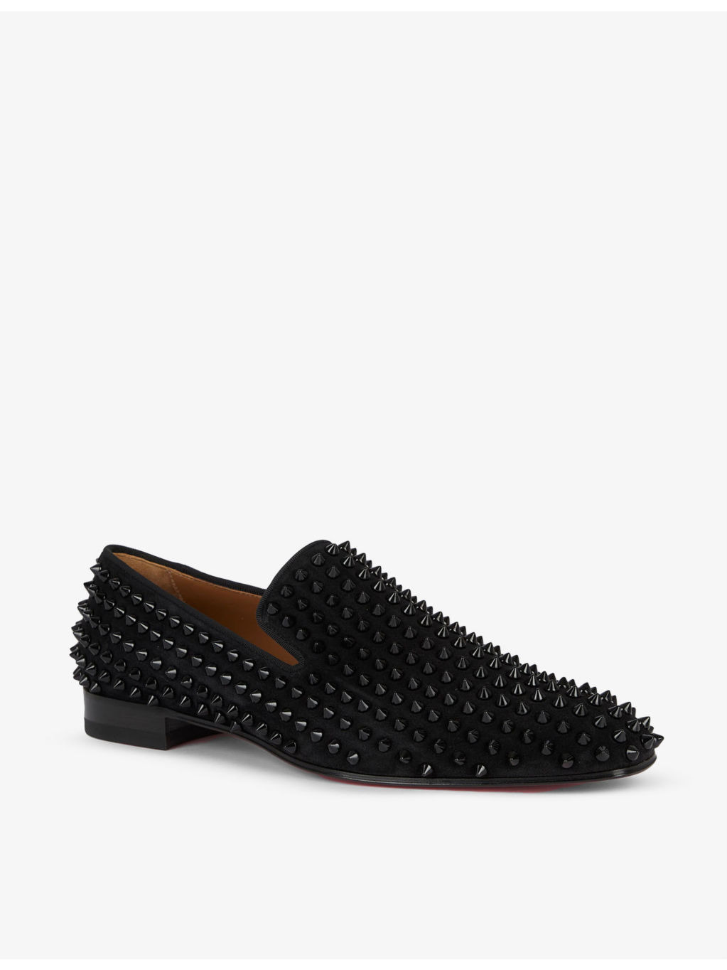 Dandelion spikes flat veau velour loafers - 3