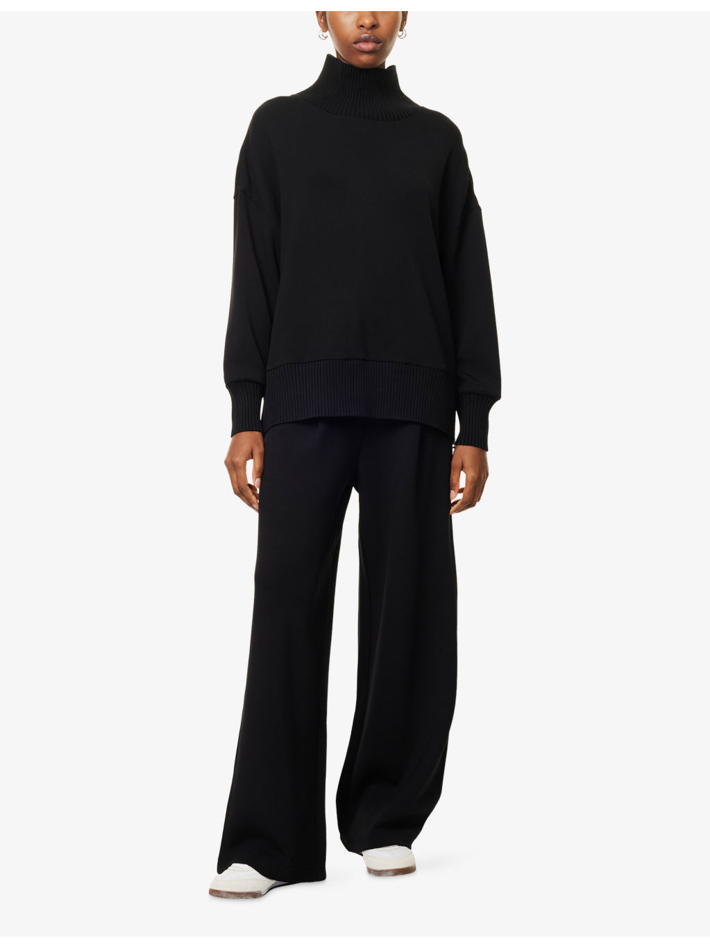 Barker High-Neck Jersey Sweatshirt - 2