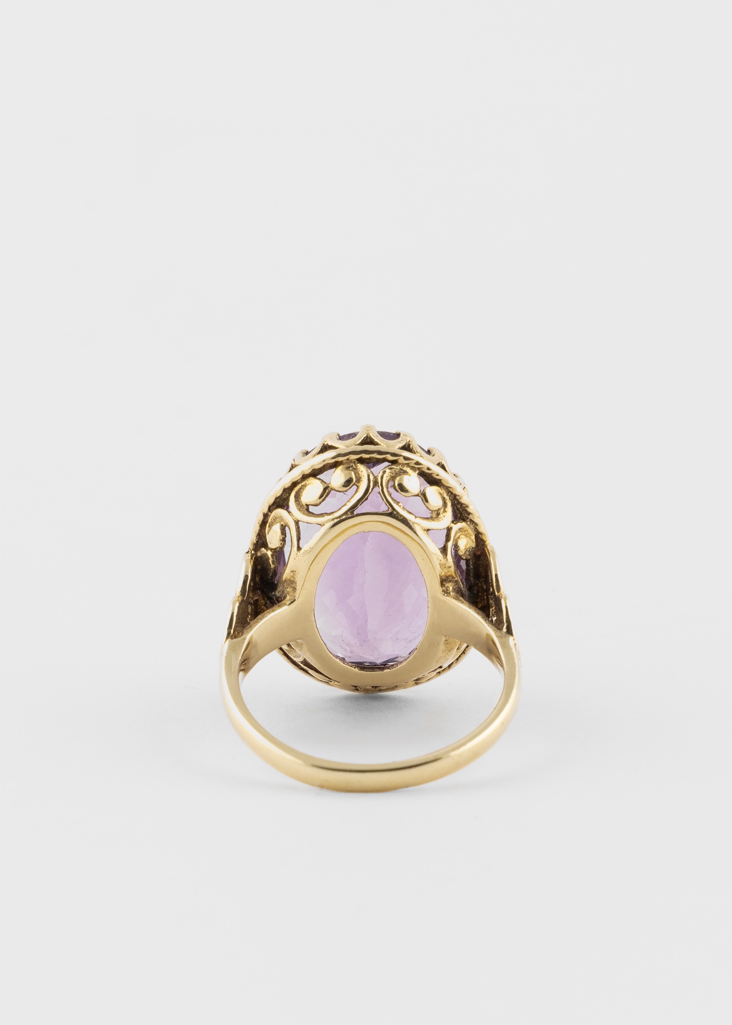'Enormous Amethyst' Cocktail Ring by Baroque Rocks - 4