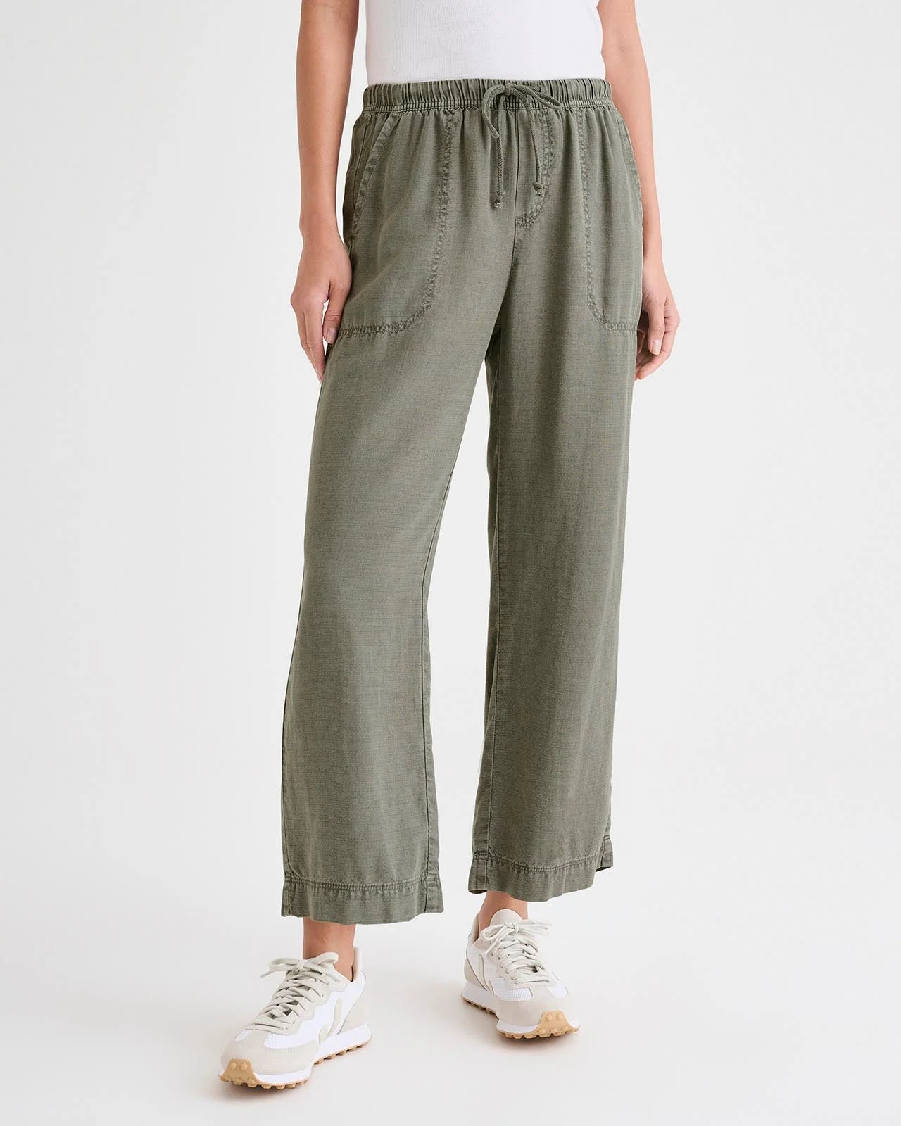 Angie Crop Wide Leg Pant - 1