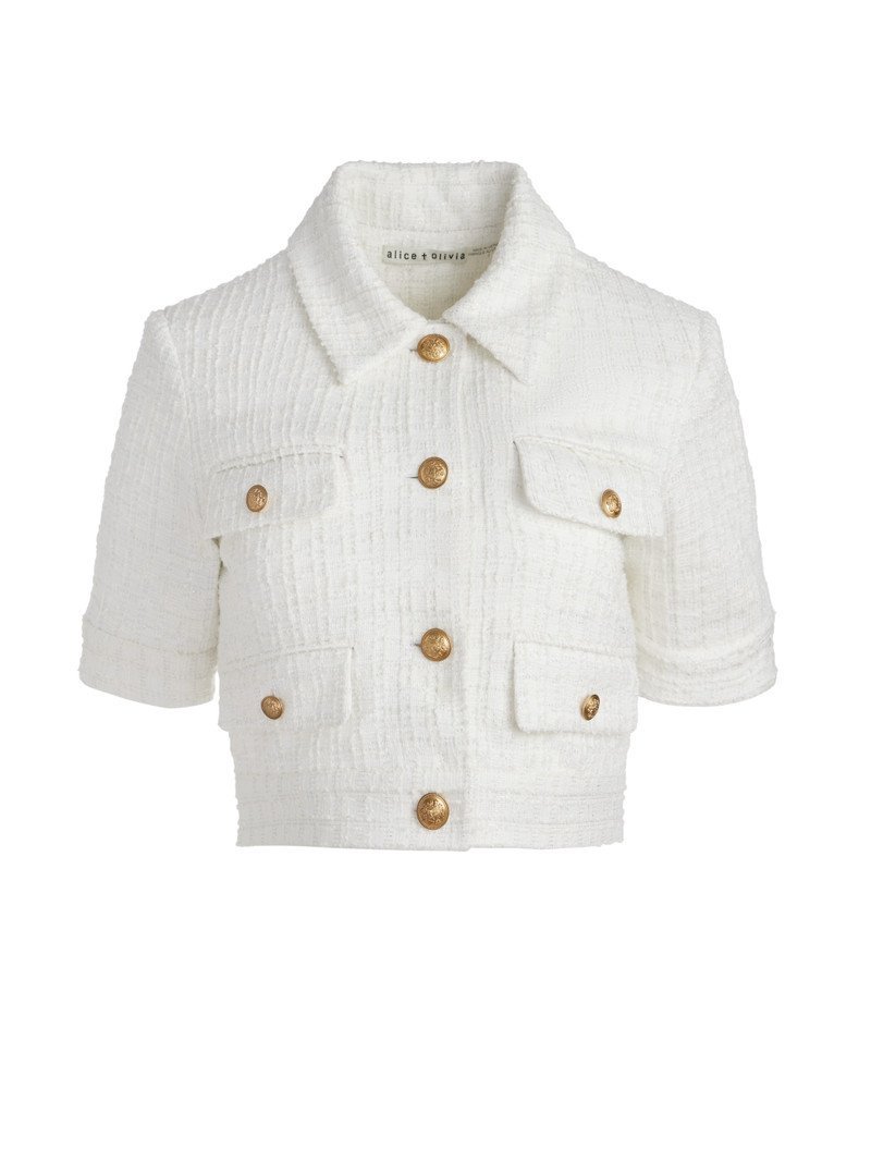 ELLE SHORT SLEEVE PATCH POCKET JACKET 1