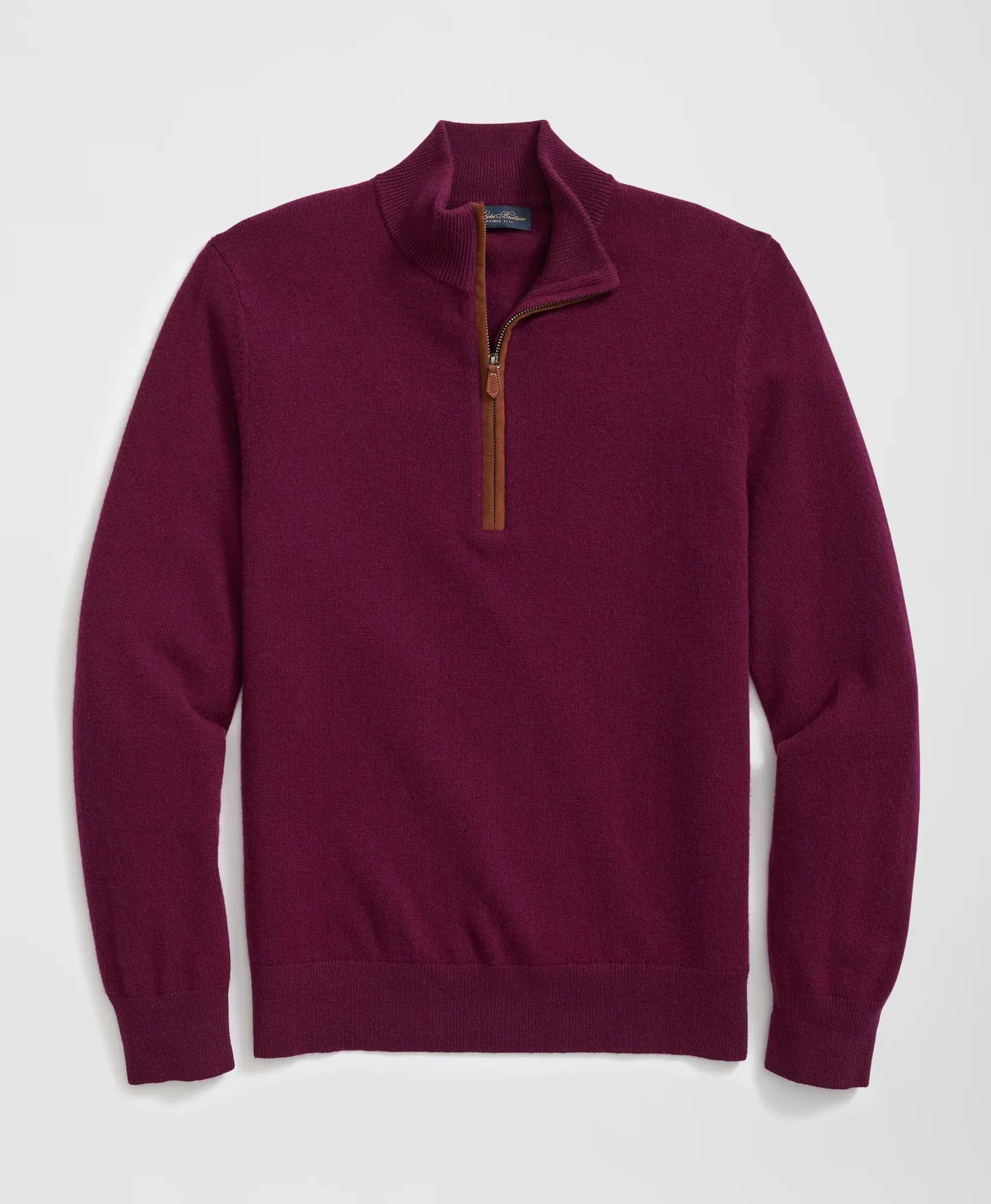 3-Ply Cashmere Quarter-Zip Sweater - 1