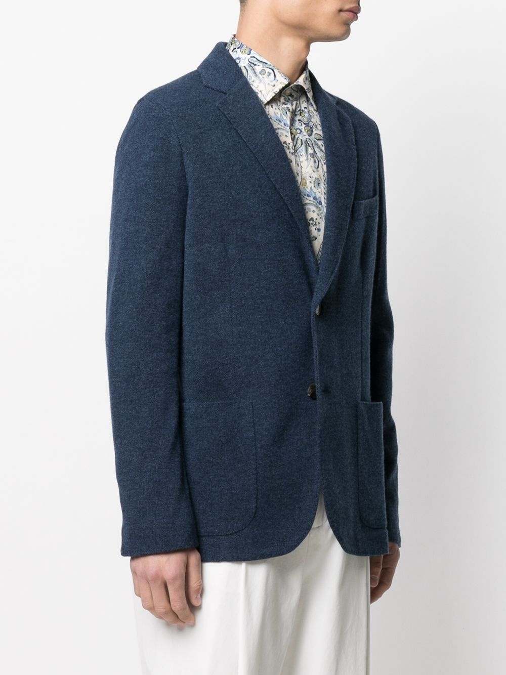 tailored woven blazer - 3