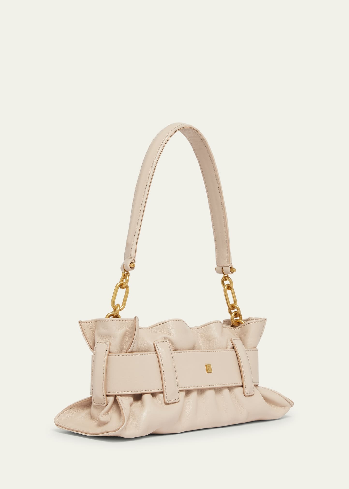 Anthem Mini Buckle Shoulder Bag in Calfskin Leather - 3