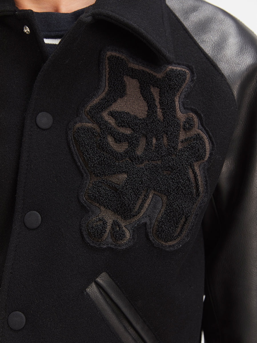 Magliano | Antifa Varsity Bomber Jacket Black - 6