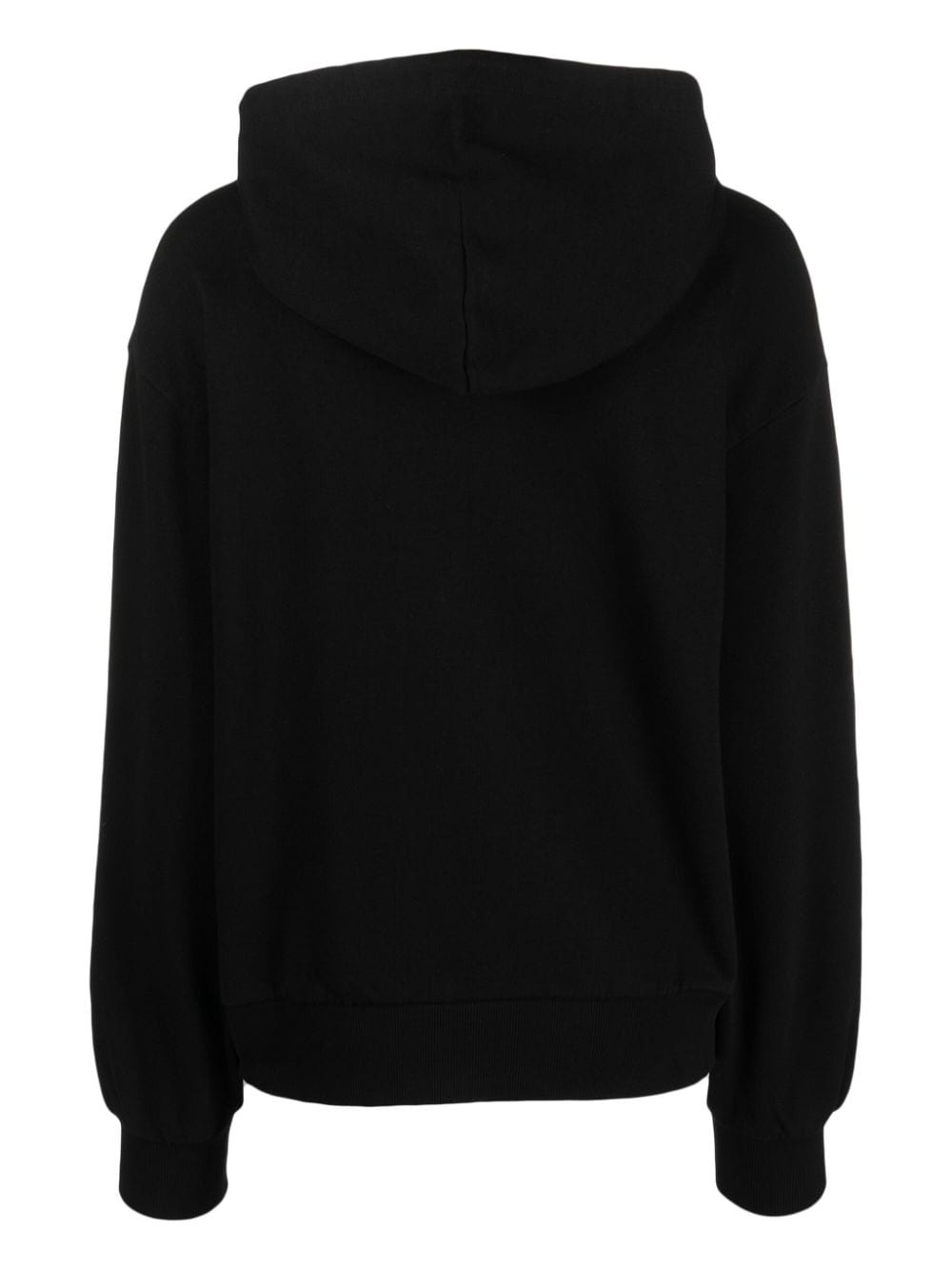 logo-embroidered zip-up hoodie - 2