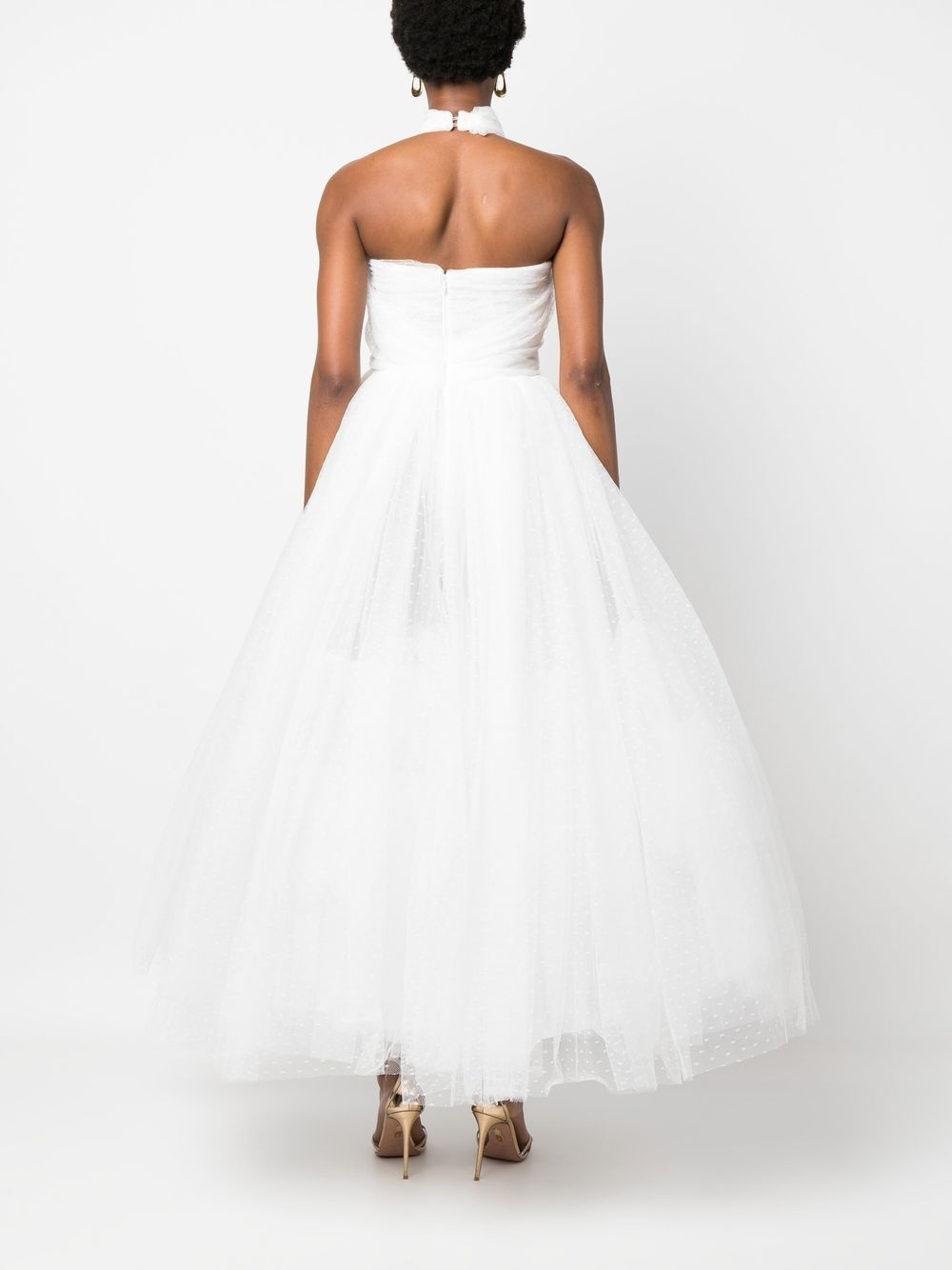 halterneck tulle dress - 4