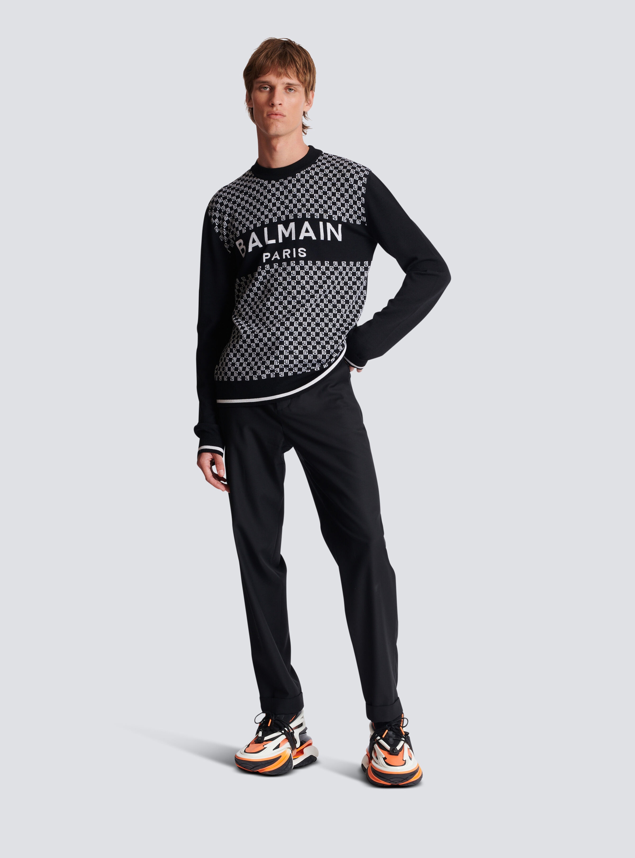 Balmain mini monogram jumper - 2