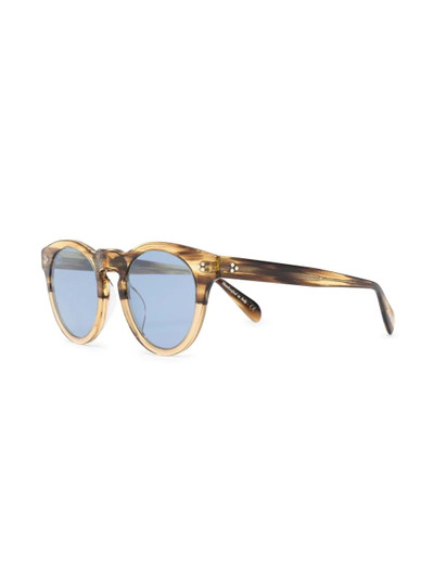 Oliver Peoples Lewen round-frame sunglasses outlook