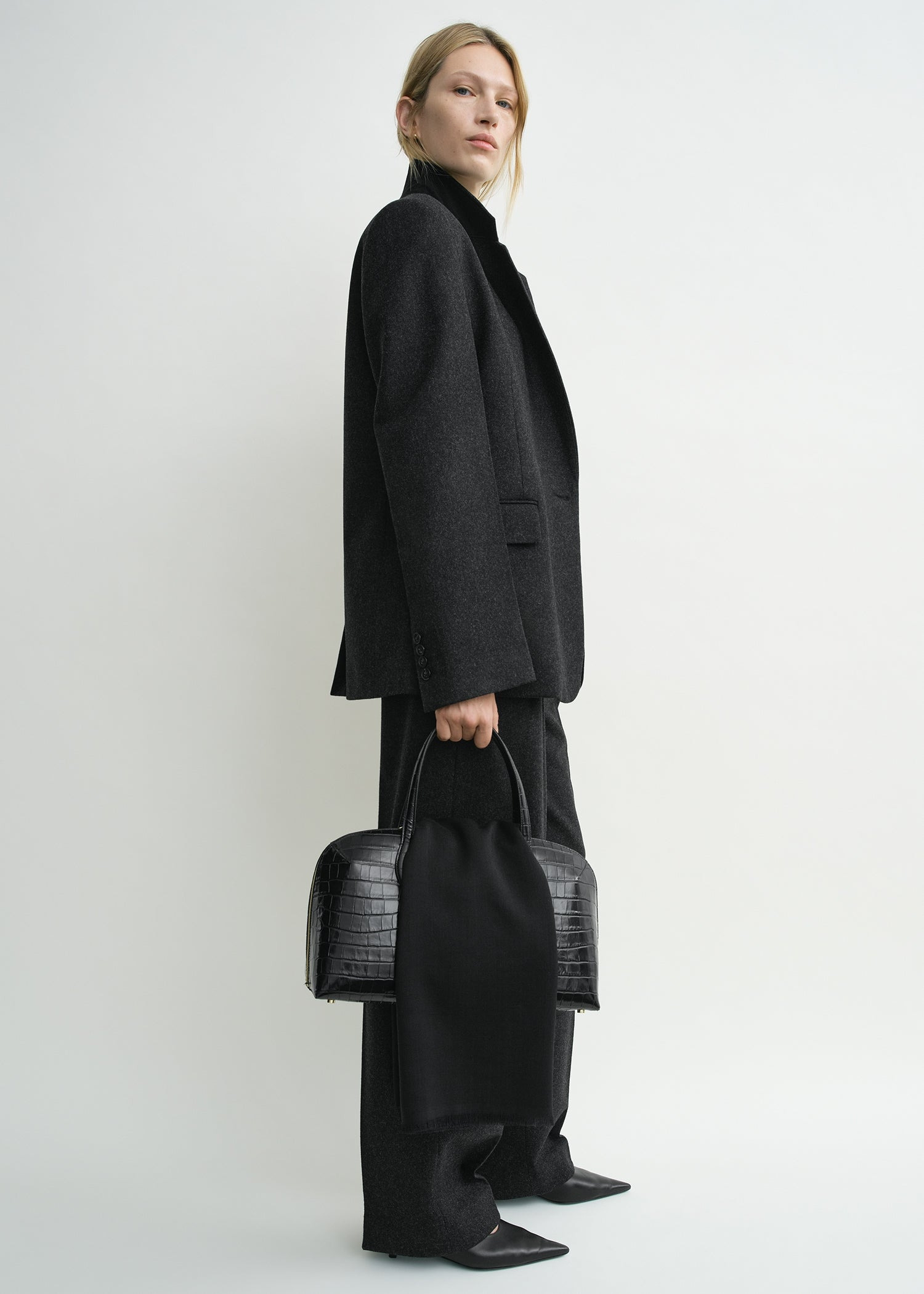 Tailored blazer charcoal - 3