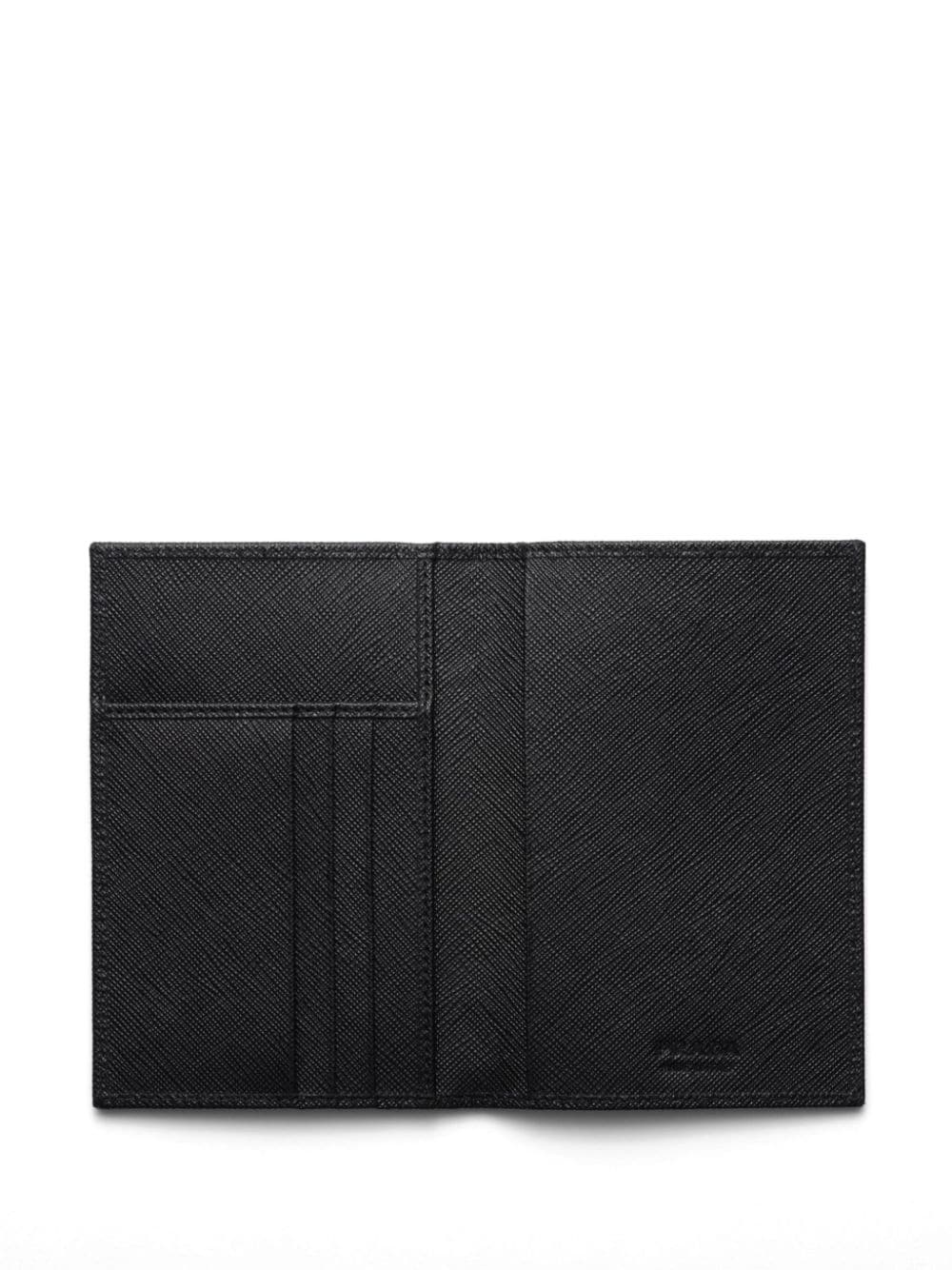 Re-Nylon enamel-triangle logo wallet - 3
