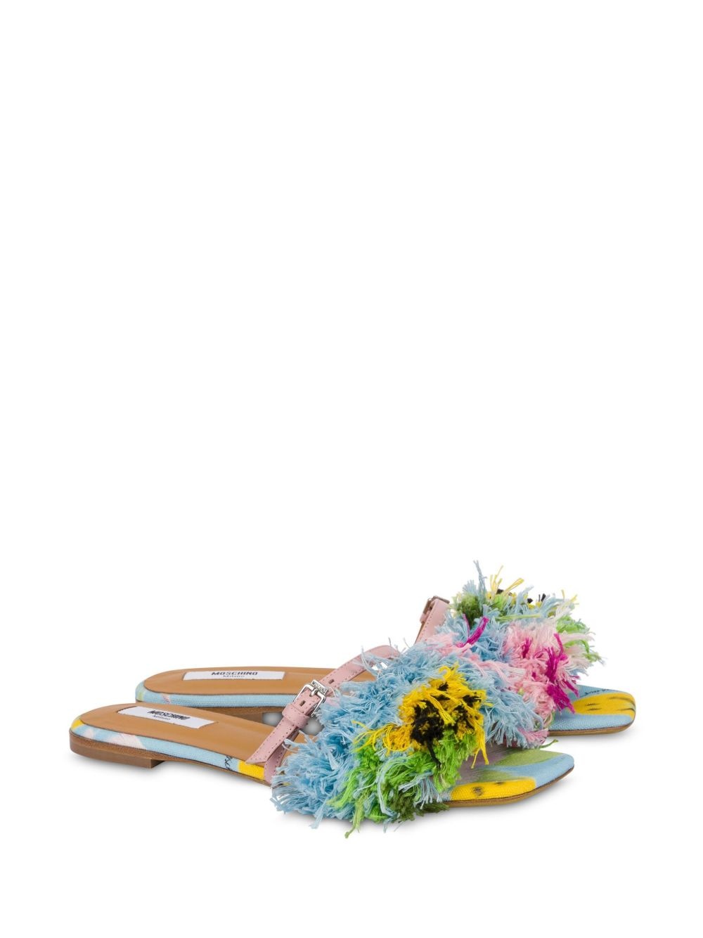 fringe-detail sandals - 2