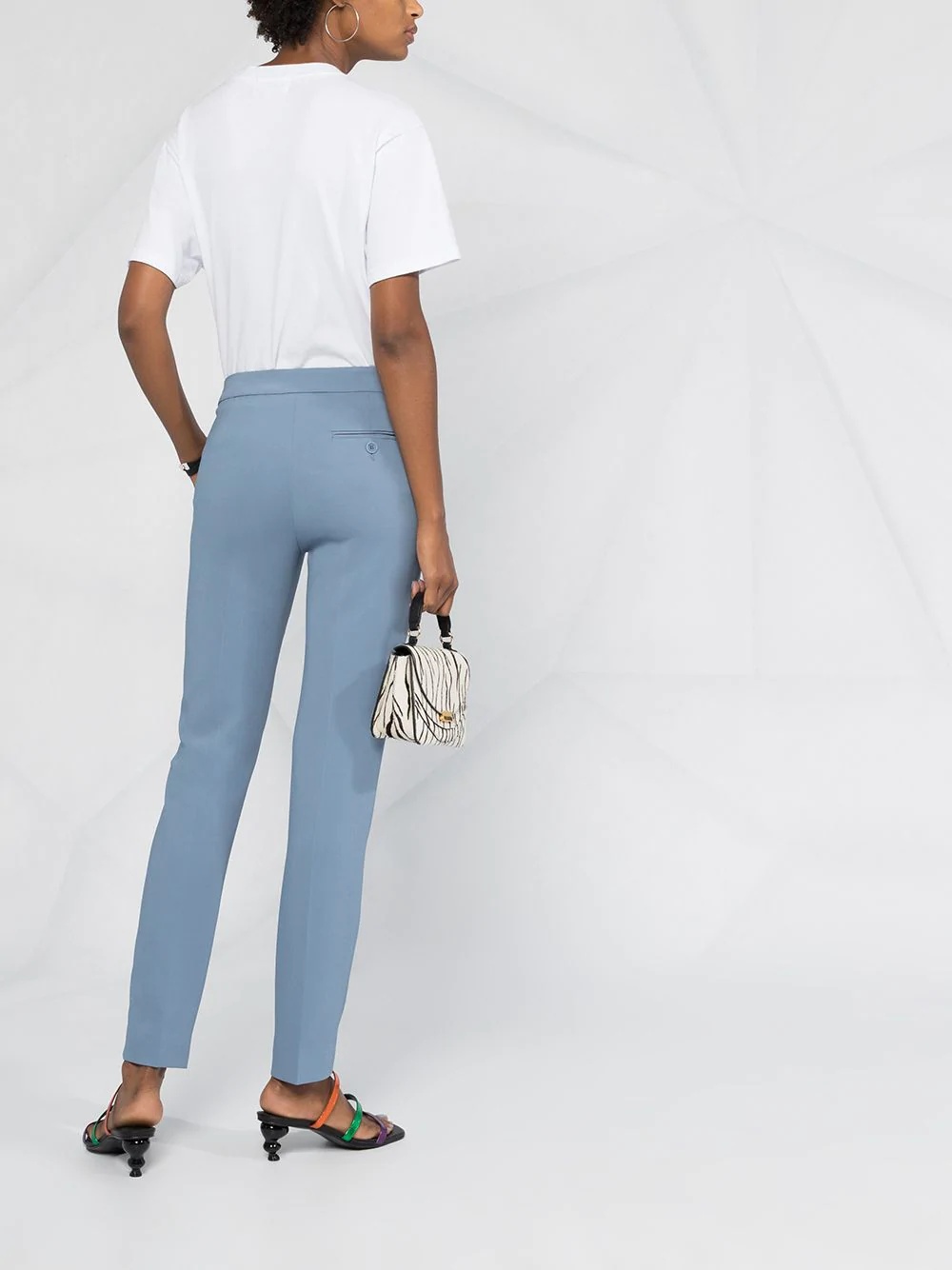 tailored slim-fit trousers - 6