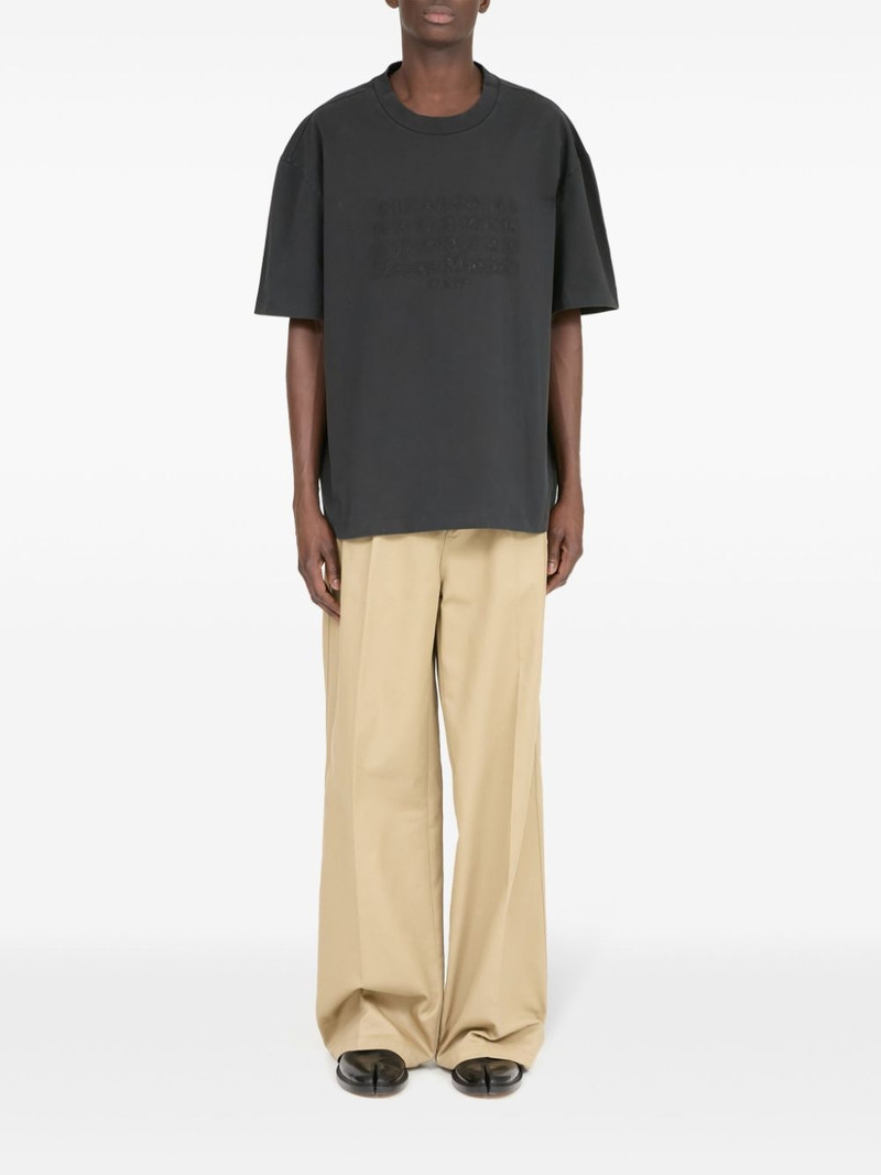 Maison Margiela LOGO-EMBROIDERED COTTON T-SHIRT outlook