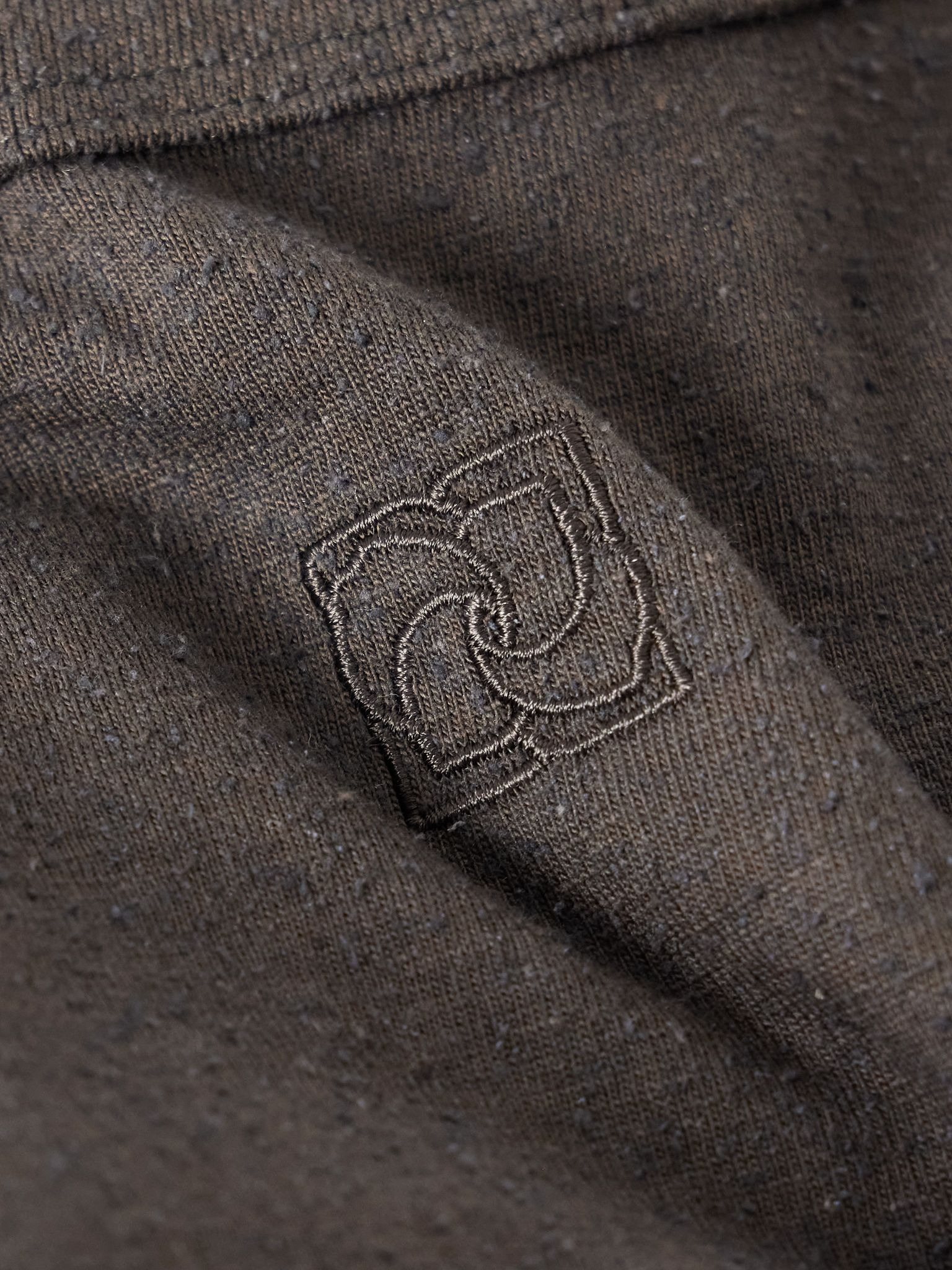 Knotted cotton and silk-blend tank Gray - 4