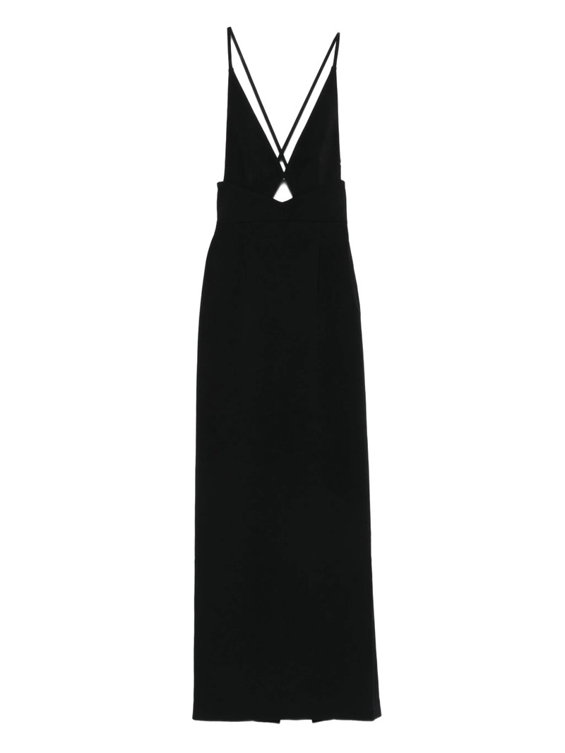 Solace London Milly Cross-back Maxi Dress 1